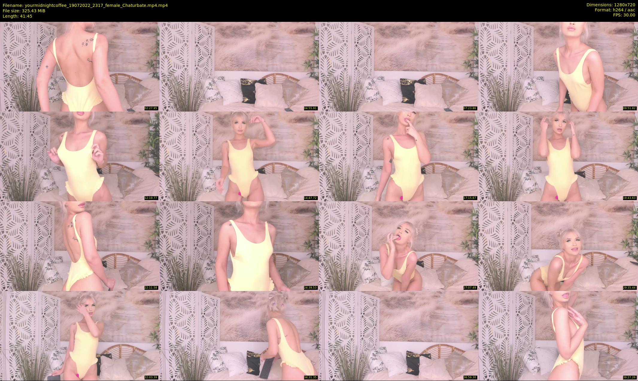 yourmidnightcoffee — 42 minute Chaturbate female cam show recording, 720p, Jul 19, 2022