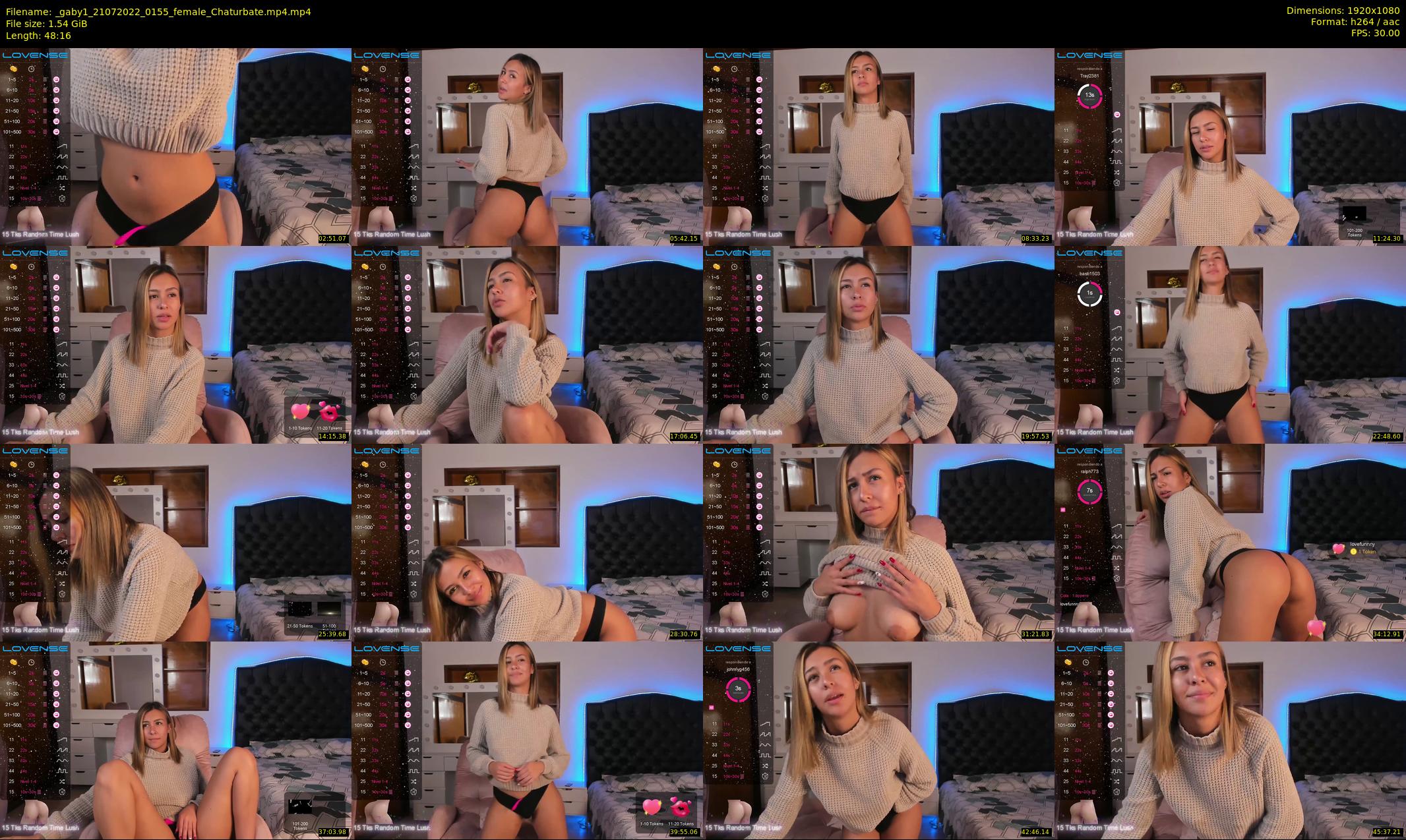 _gaby1 — 49 minute Chaturbate female cam show recording, 1080p, Jul 21, 2022