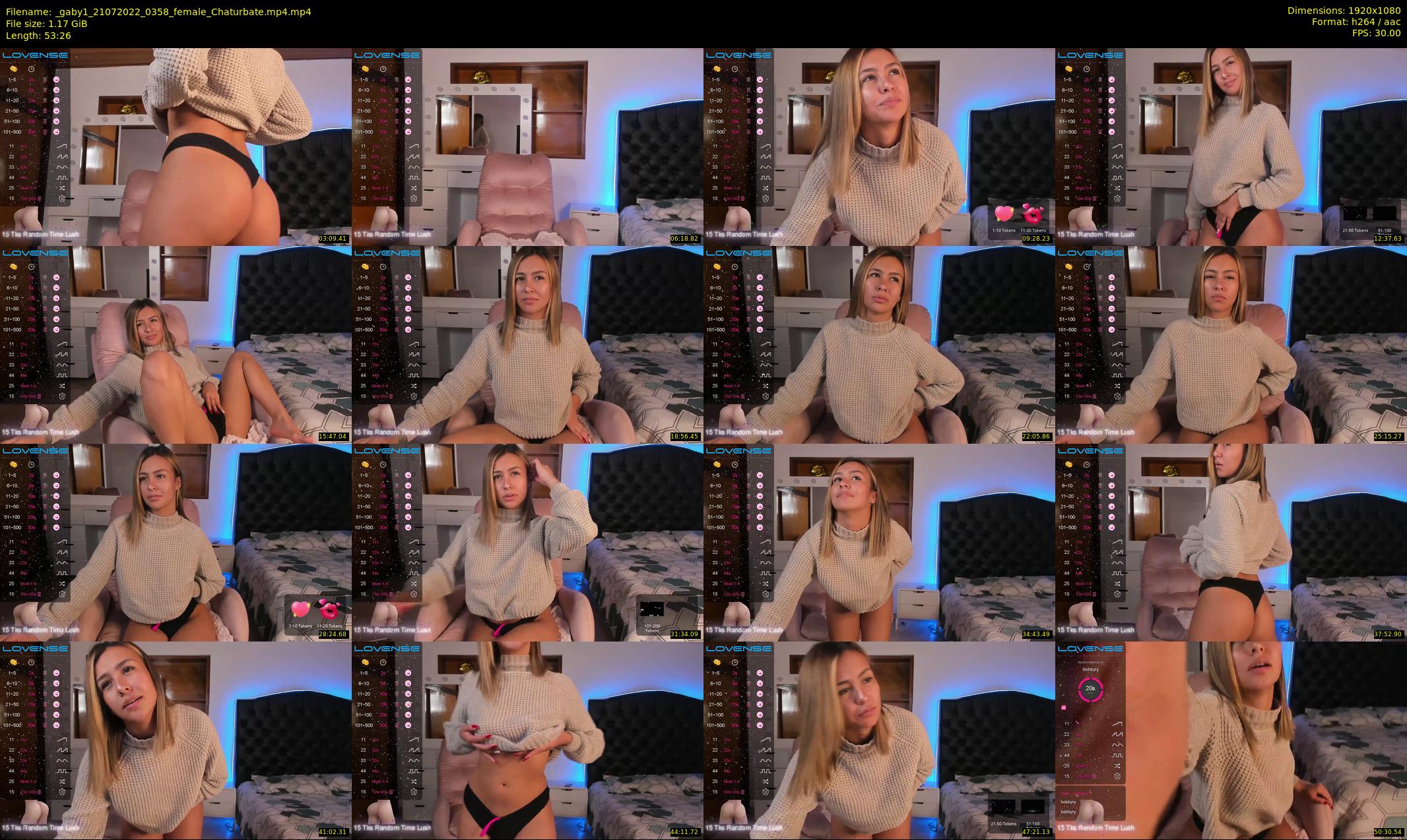 _gaby1 — 54 minute Chaturbate female cam show recording, 1080p, Jul 21, 2022
