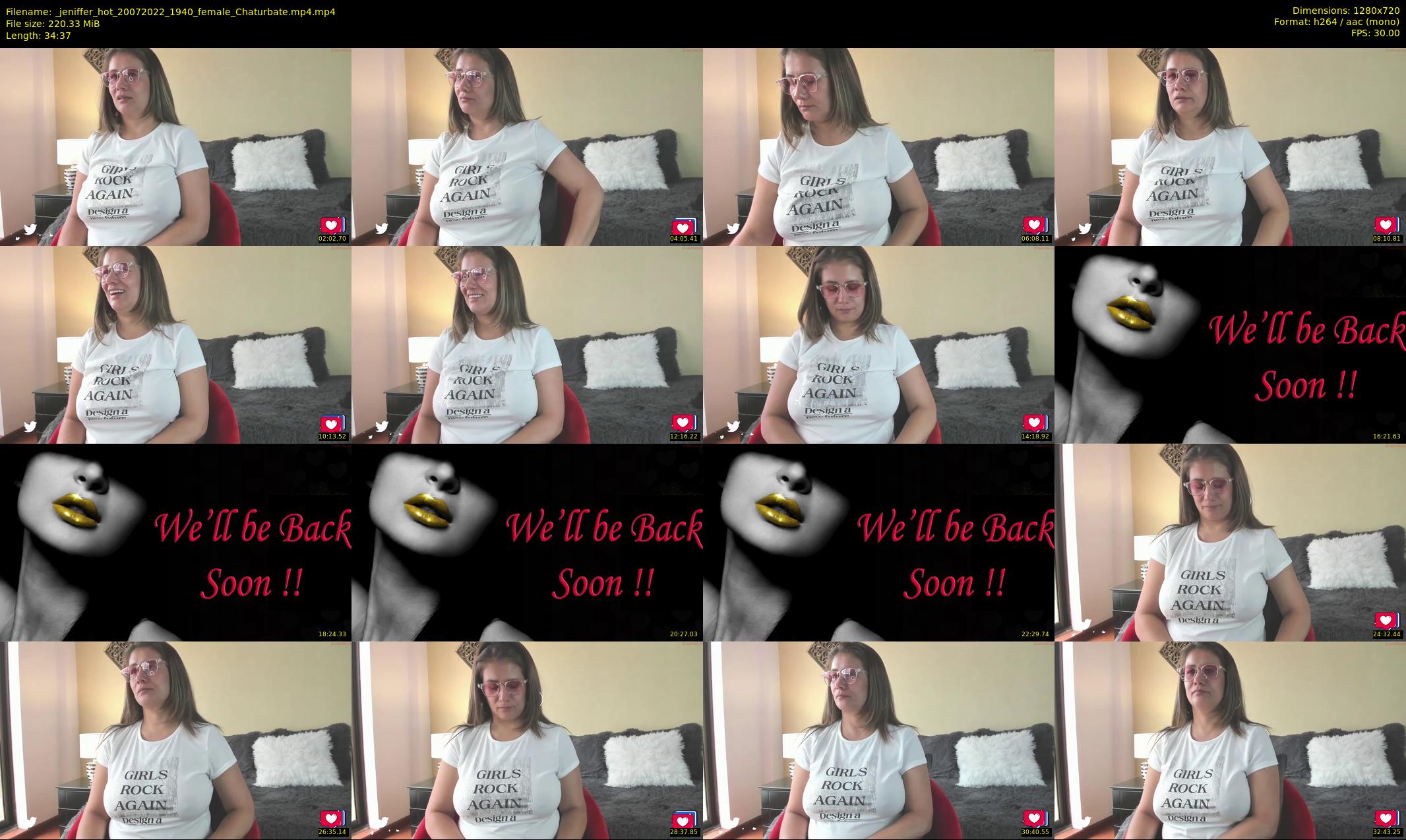 _jeniffer_hot — 35 minute Chaturbate female cam show recording, 720p, Jul 20, 2022