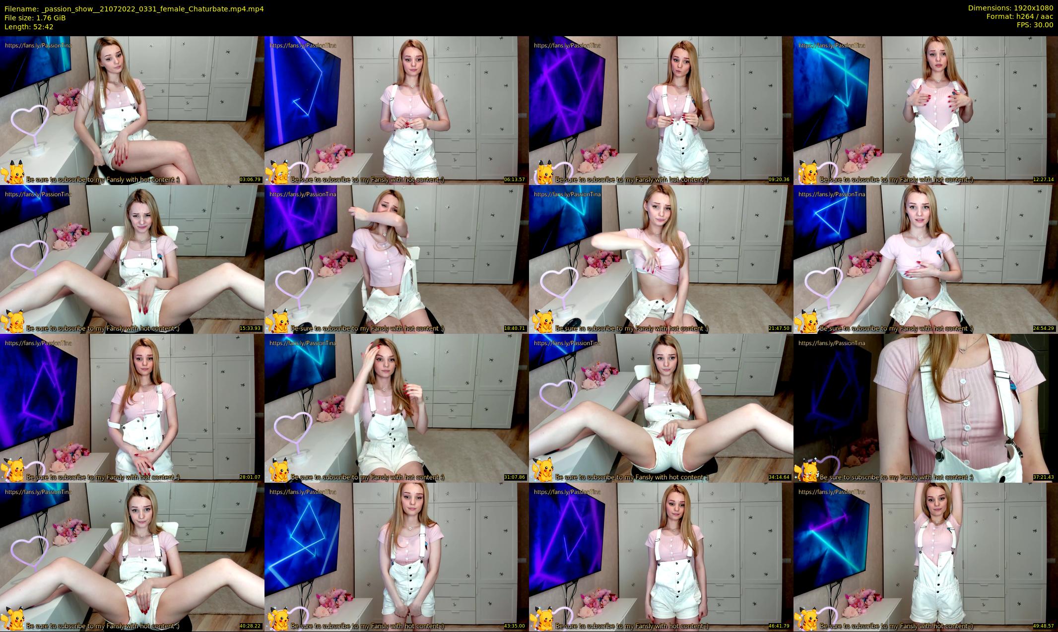 _passion_show_ — 53 minute Chaturbate couple cam show recording, 1080p, Jul 21, 2022