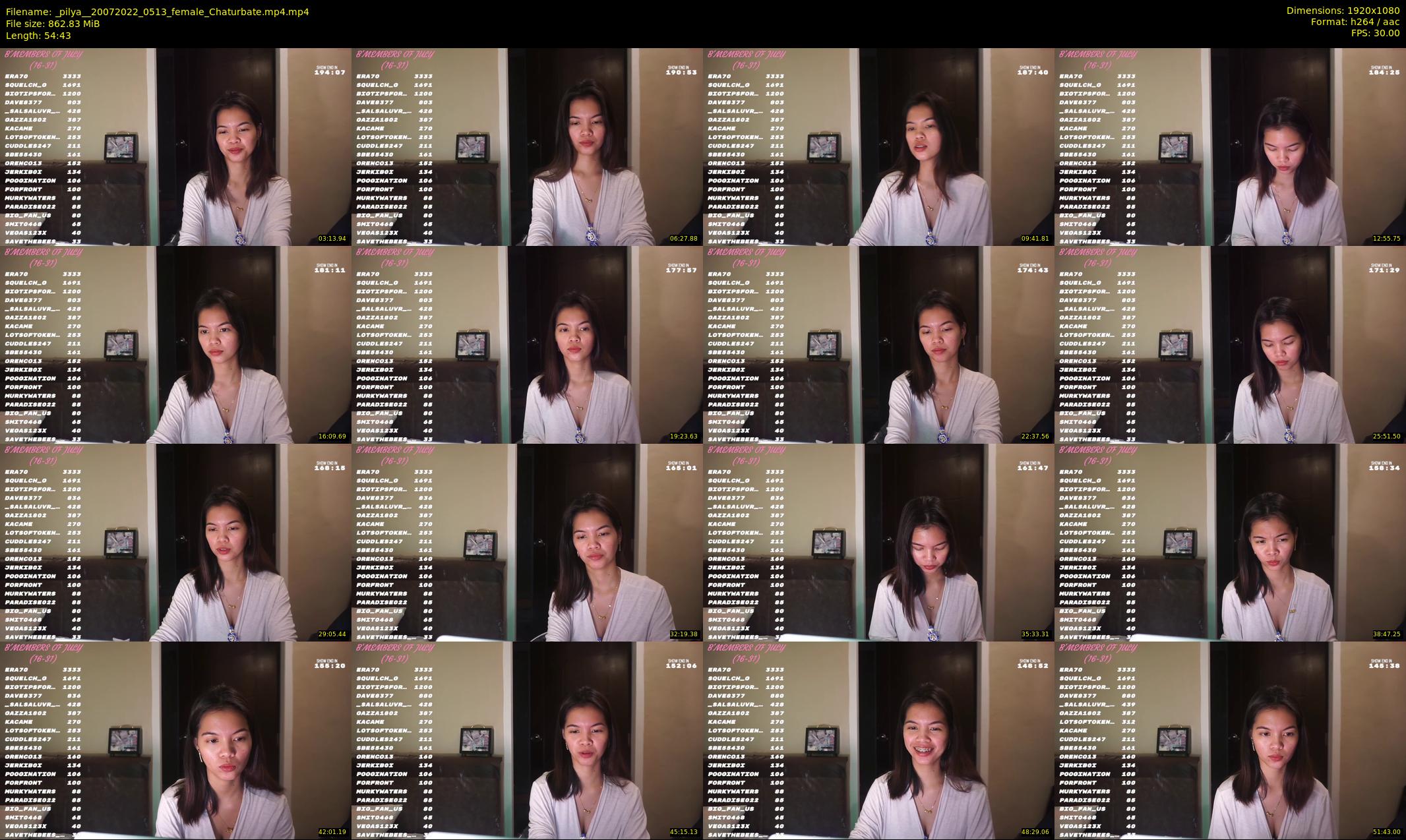 _pilya_ — 55 minute Chaturbate female cam show recording, 1080p, Jul 20, 2022