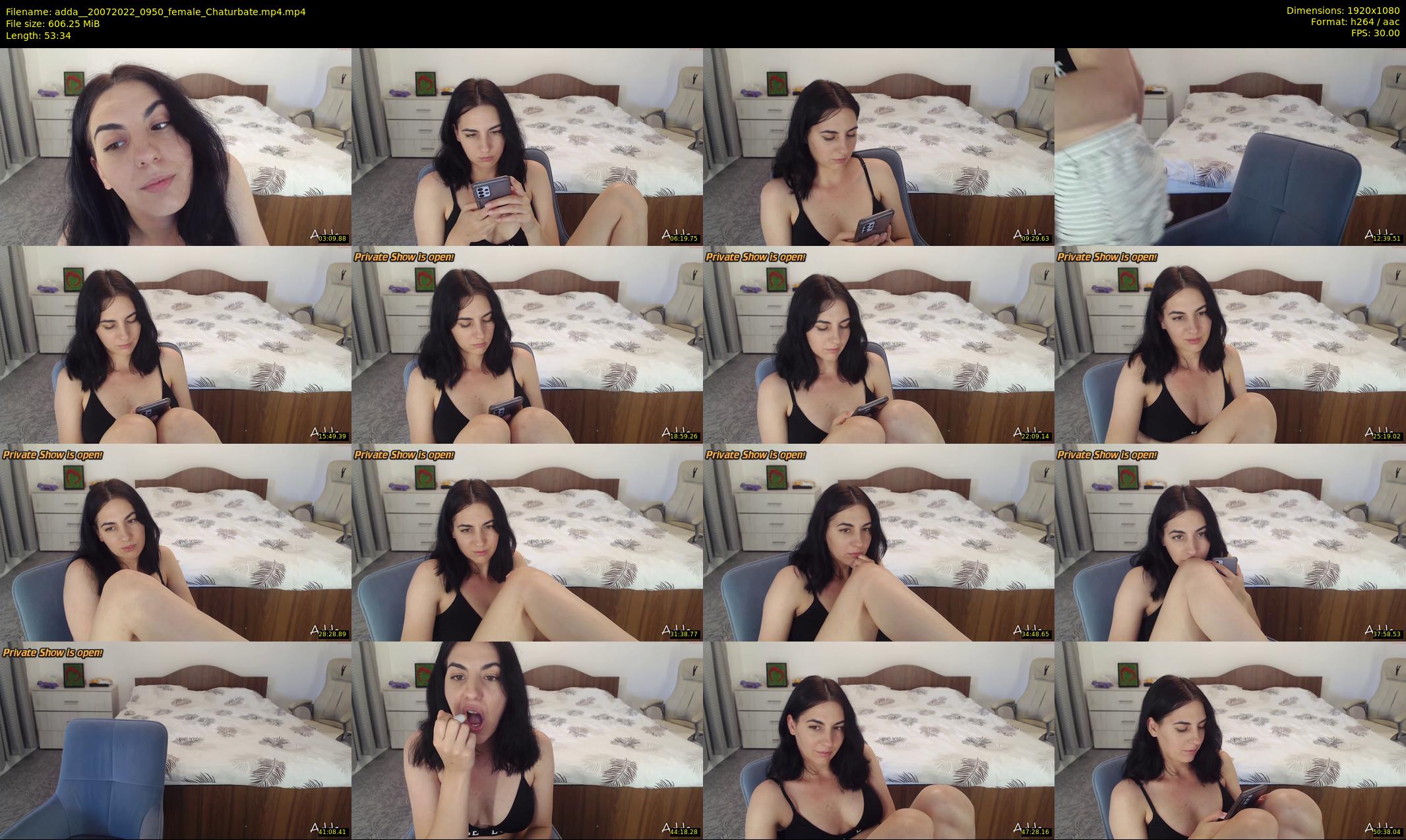 adda_ — 54 minute Chaturbate female cam show recording, 1080p, Jul 20, 2022