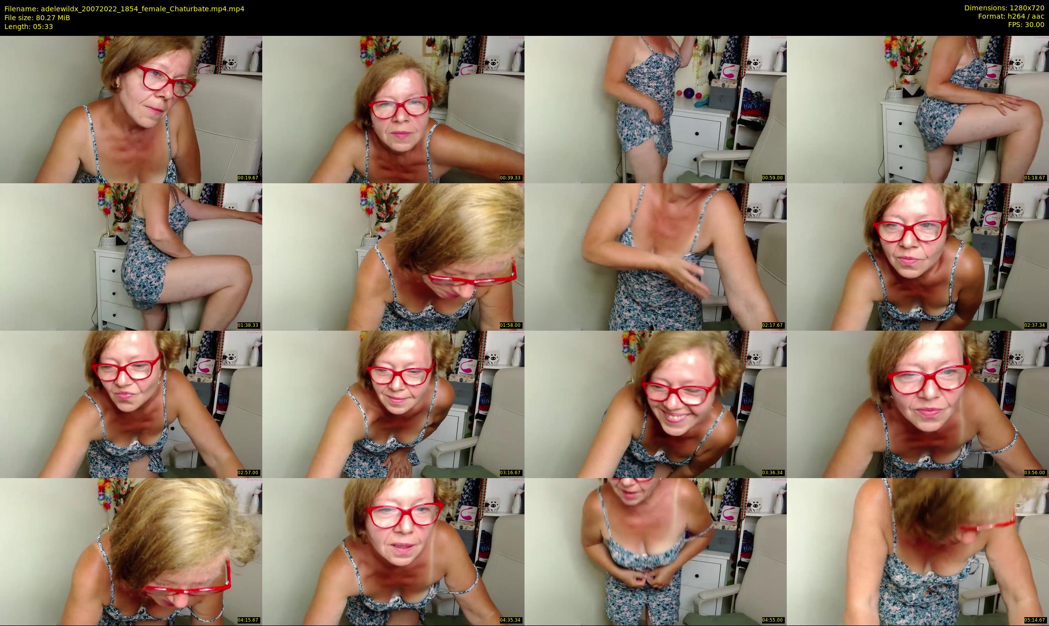 adelewildx — 6 minute Chaturbate female cam show recording, 720p, Jul 20, 2022