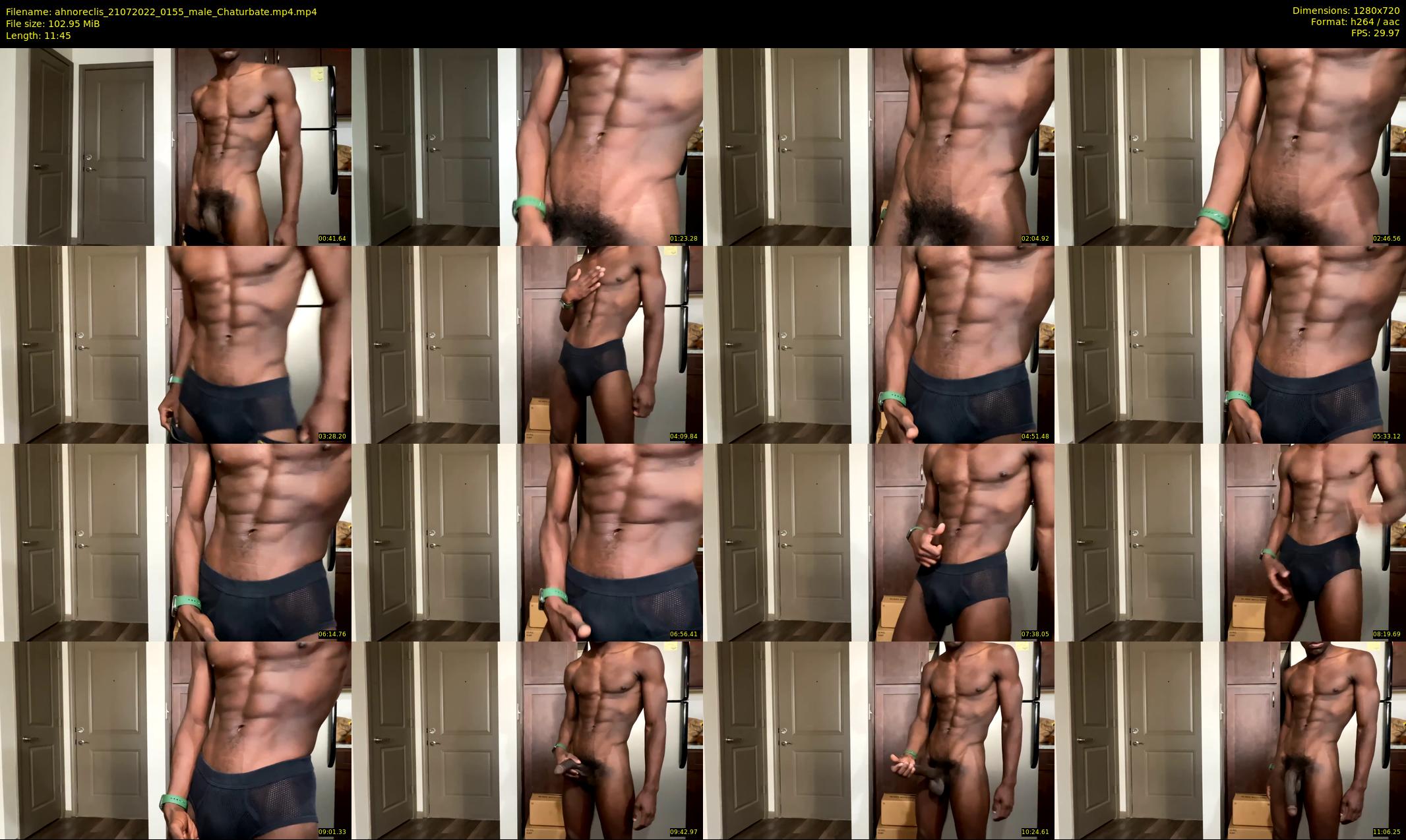 ahnoreclis — 12 minute Chaturbate male cam show recording, 720p, Jul 21, 2022