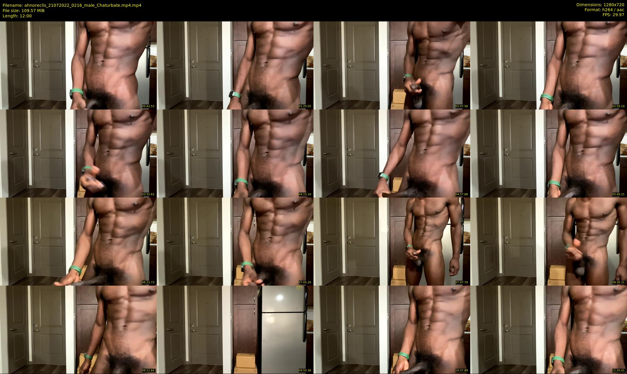 ahnoreclis — 12 minute Chaturbate male cam show recording, 720p, Jul 21, 2022