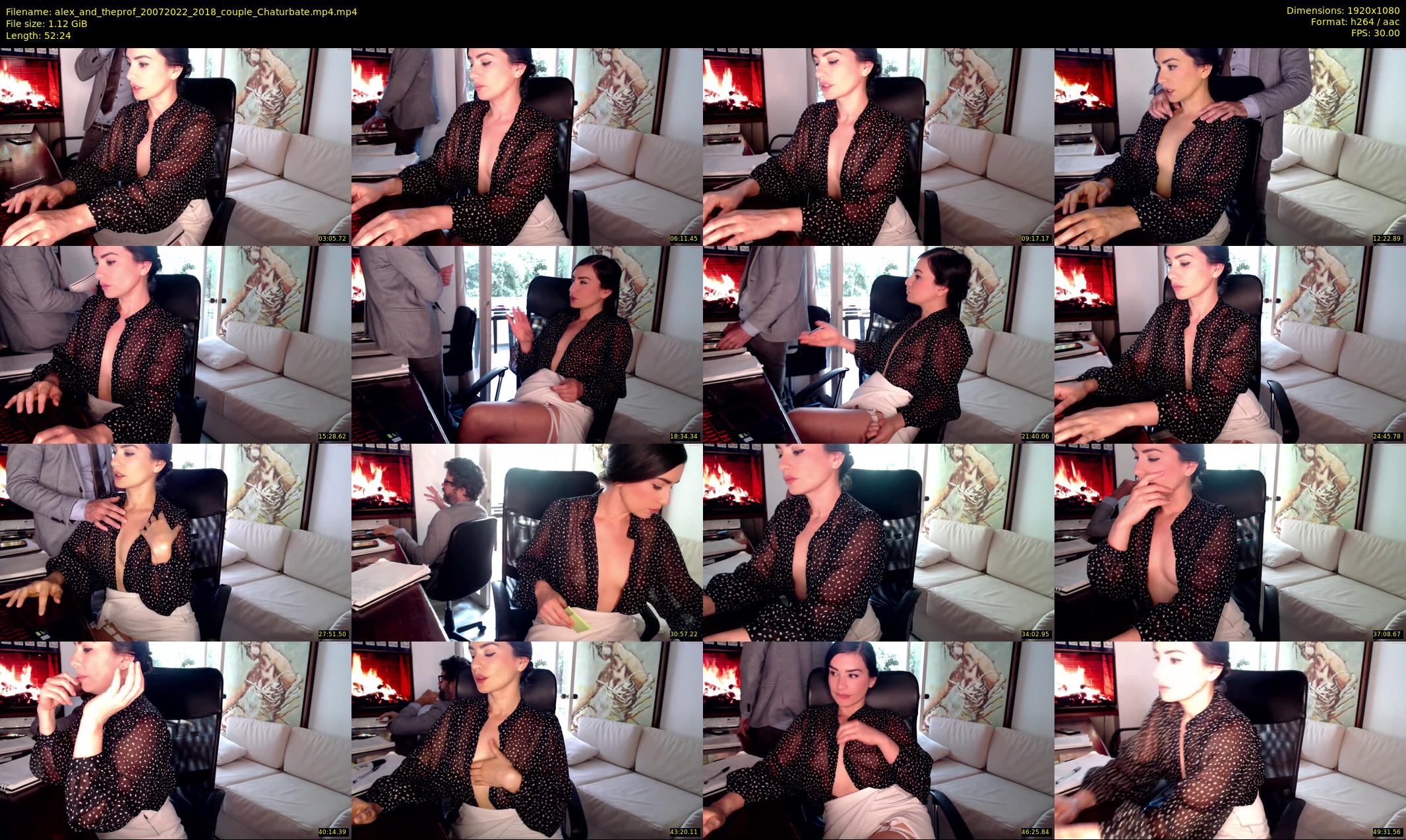 alex_and_theprof — 53 minute Chaturbate couple cam show recording, 1080p, Jul 20, 2022