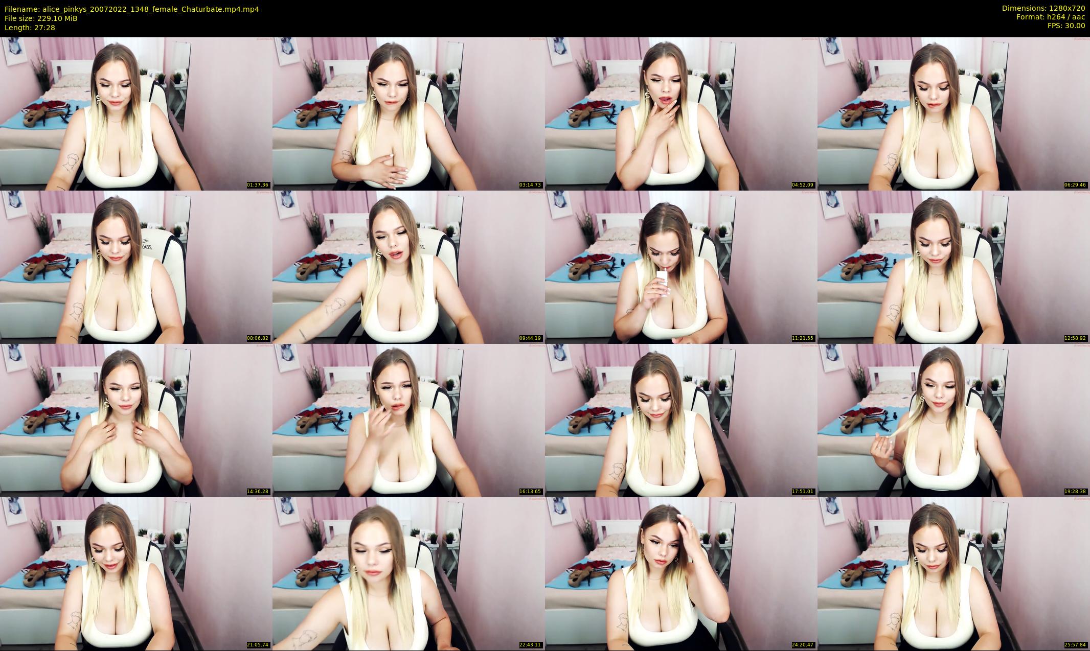 alice_pinkys — 28 minute Chaturbate female cam show recording, 720p, Jul 20, 2022