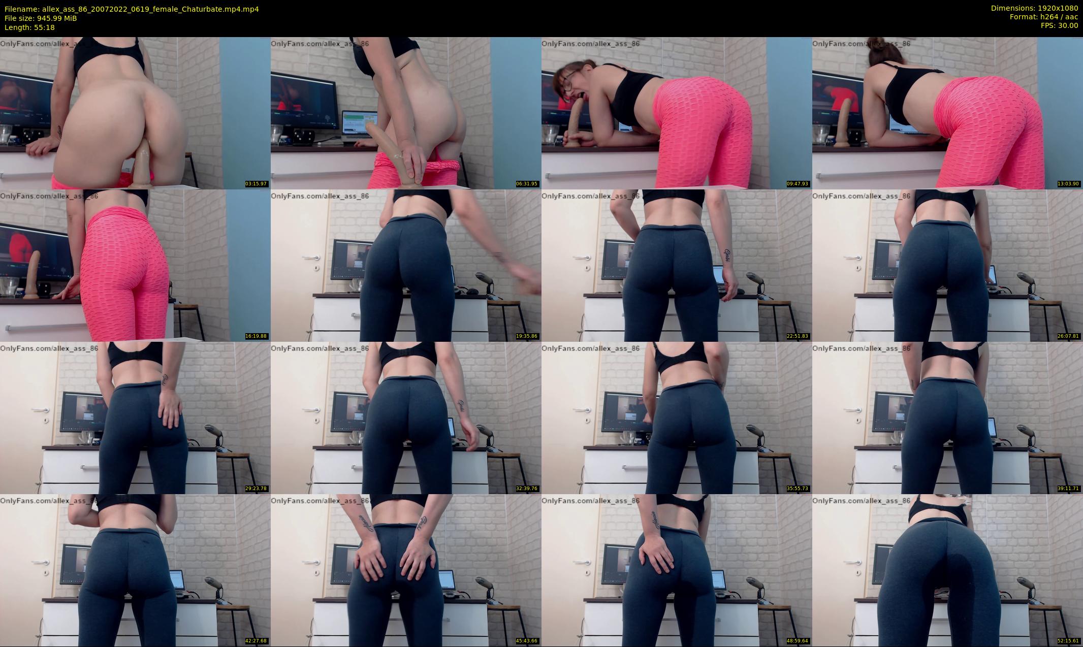 allex_ass_86 — 56 minute Chaturbate female cam show recording, 1080p, Jul 20, 2022