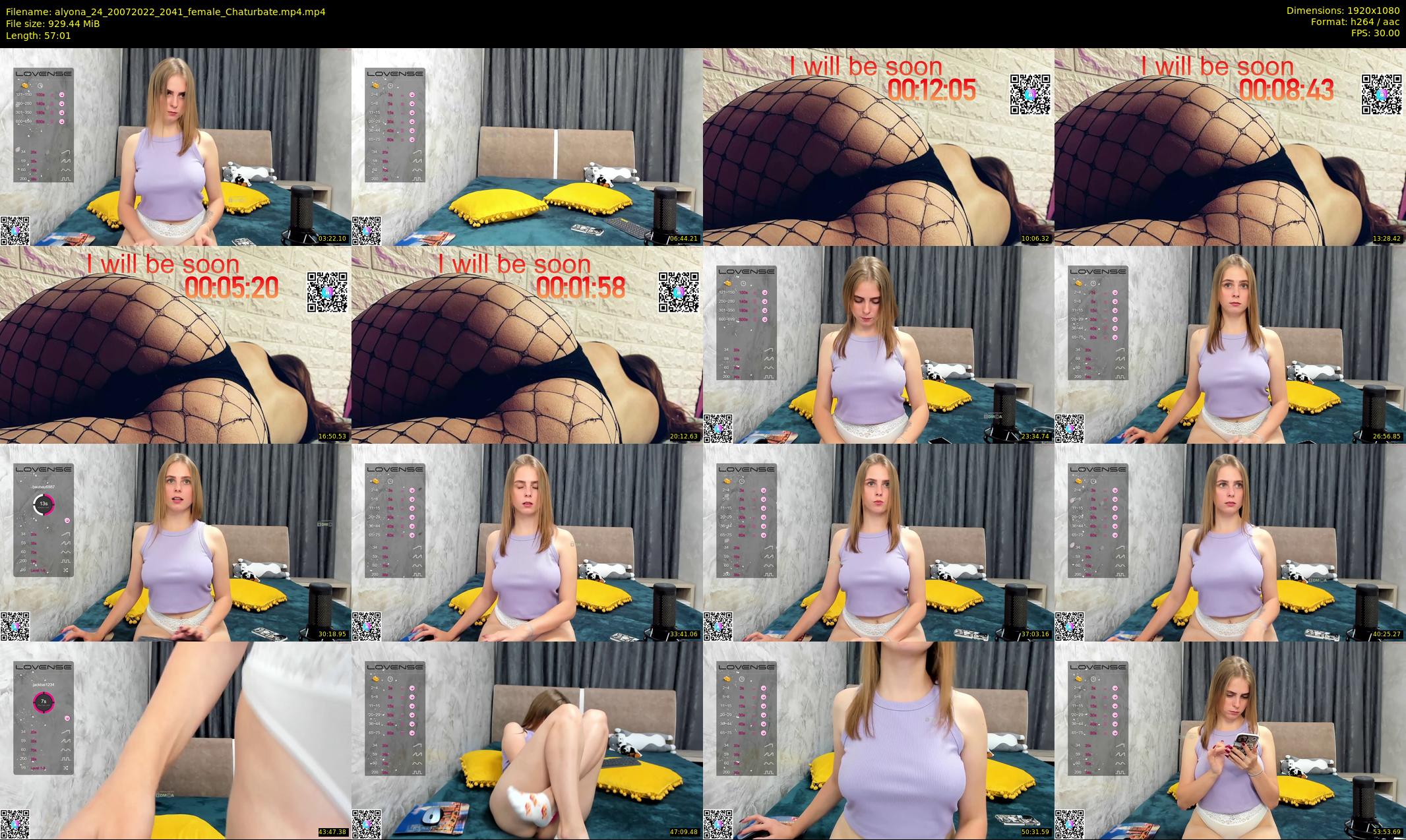 alyona_24 — 58 minute Chaturbate female cam show recording, 1080p, Jul 20, 2022
