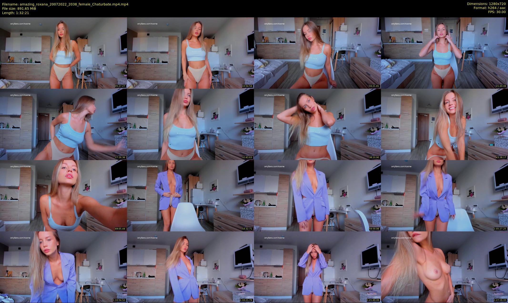 amazing_roxana — 93 minute Chaturbate female cam show recording, 720p, Jul 20, 2022
