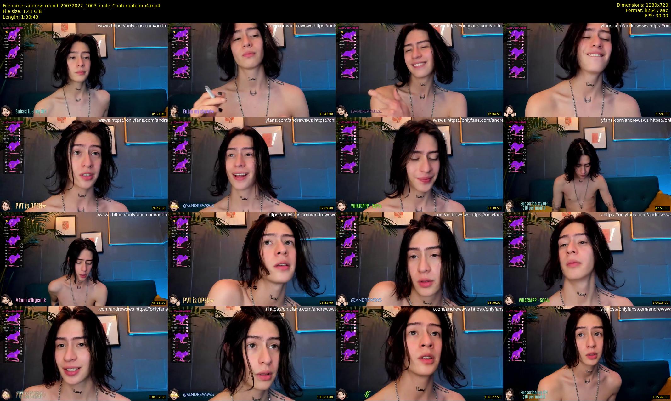 andrew_round — 91 minute Chaturbate male cam show recording, 720p, Jul 20, 2022