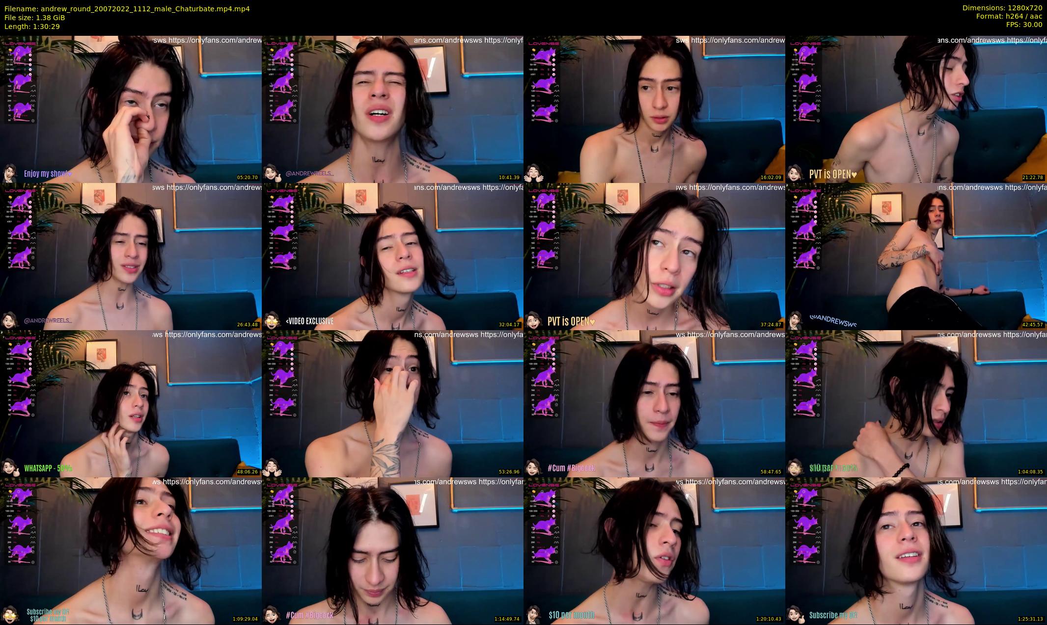andrew_round — 91 minute Chaturbate male cam show recording, 720p, Jul 20, 2022