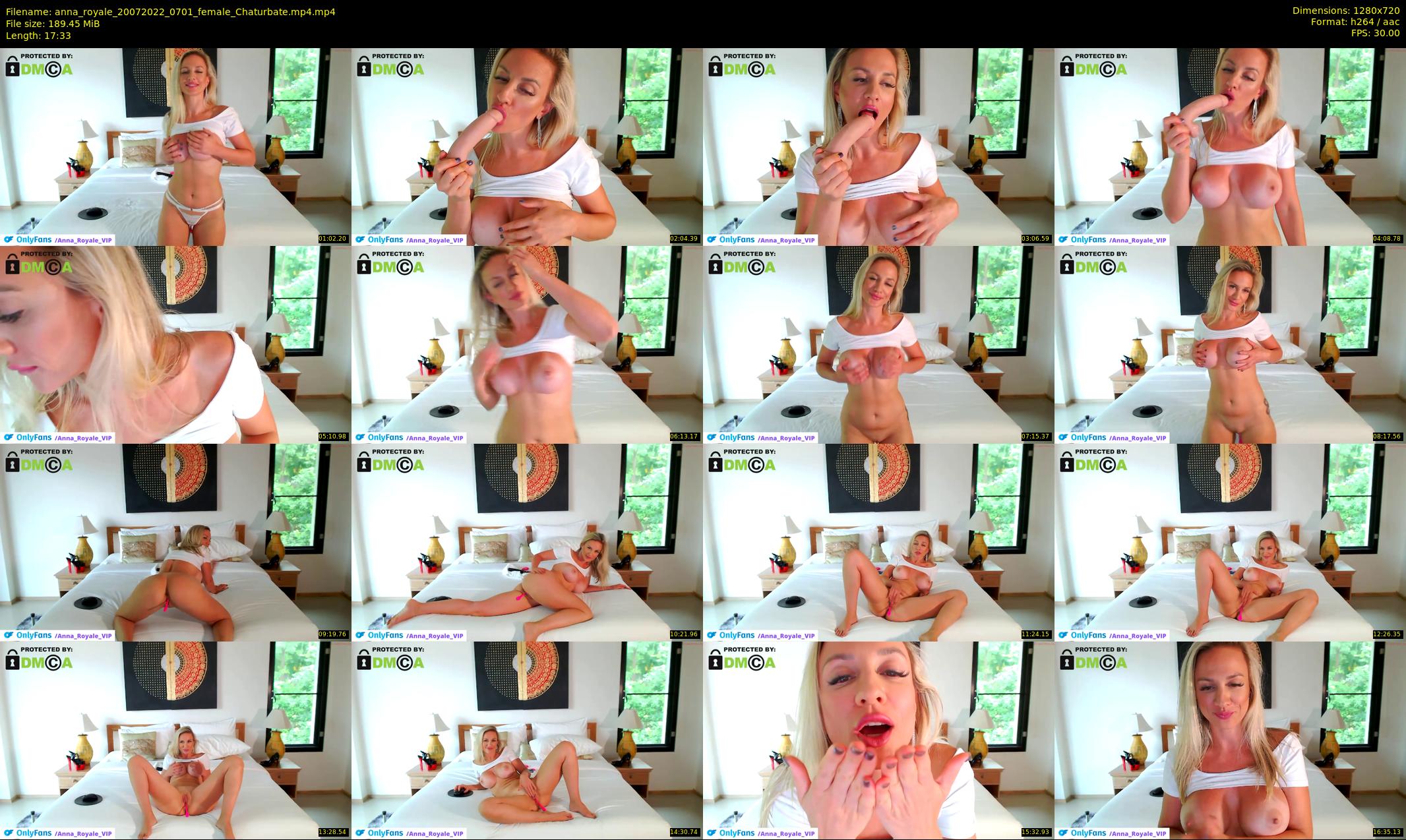 anna_royale — 18 minute Chaturbate female cam show recording, 720p, Jul 20, 2022