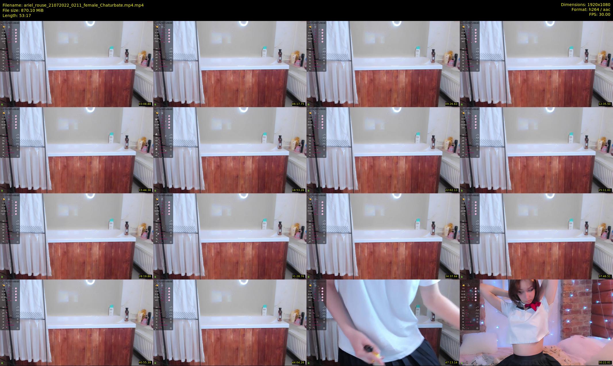 ariel_rouse — 54 minute Chaturbate female cam show recording, 1080p, Jul 21, 2022