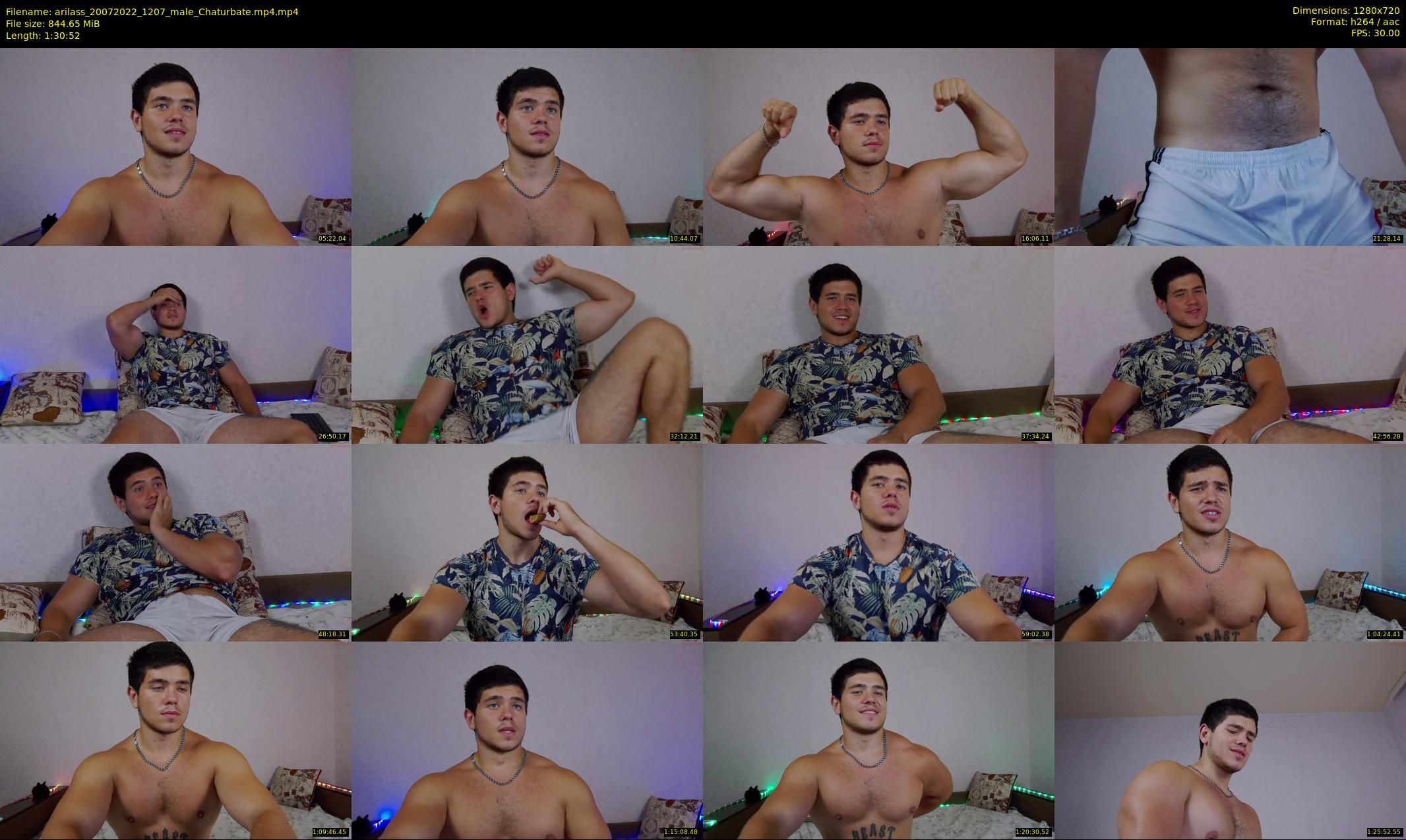 arilass — 91 minute Chaturbate male cam show recording, 720p, Jul 20, 2022