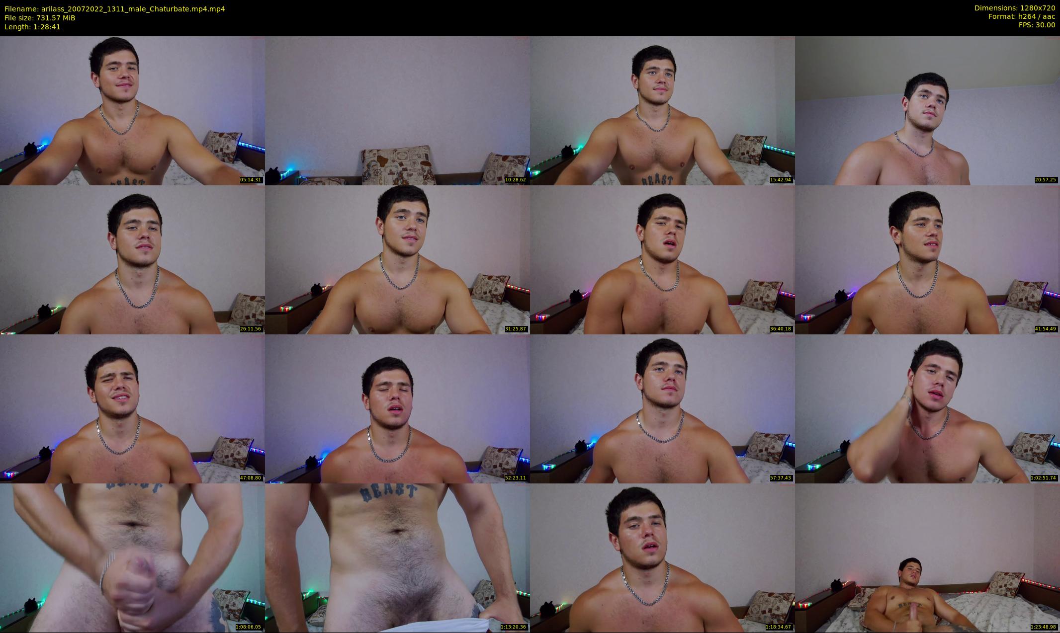 arilass — 89 minute Chaturbate male cam show recording, 720p, Jul 20, 2022