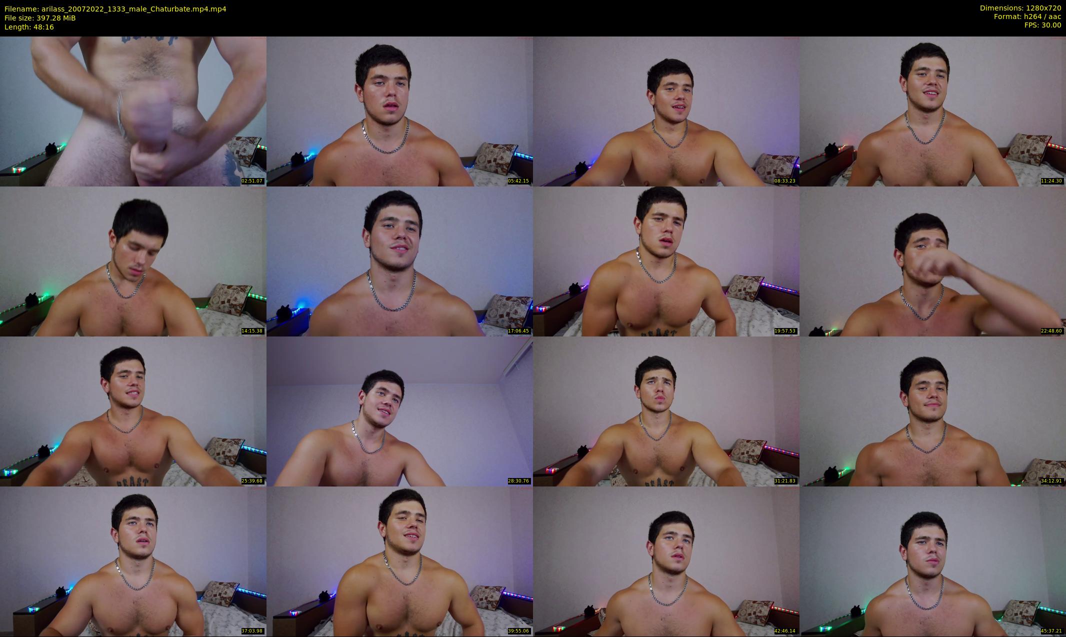arilass — 49 minute Chaturbate male cam show recording, 720p, Jul 20, 2022