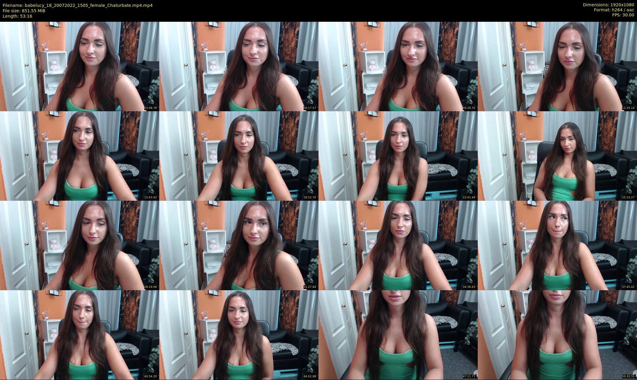 babelucy_18 — 54 minute Chaturbate female cam show recording, 1080p, Jul 20, 2022