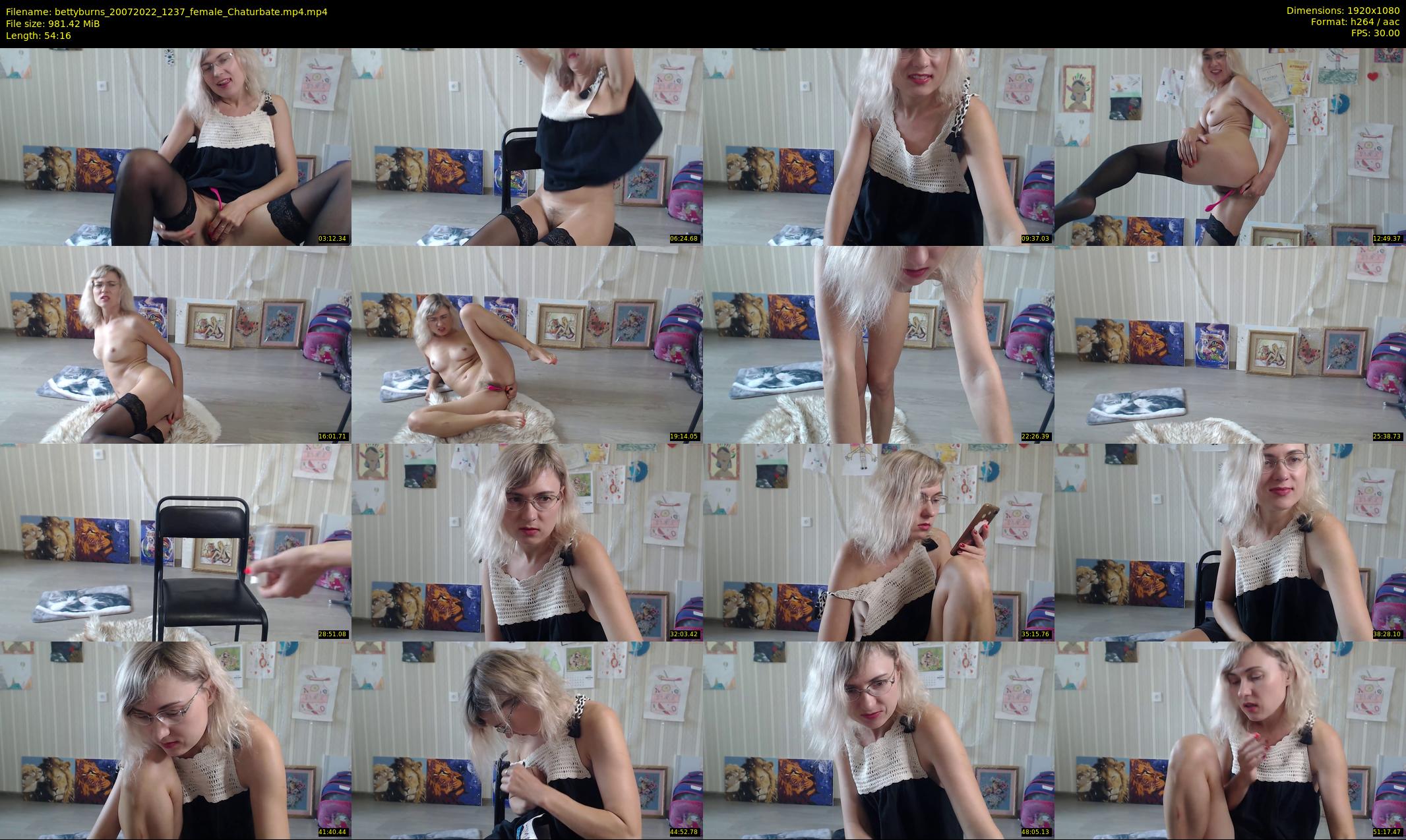 bettyburns — 55 minute Chaturbate female cam show recording, 1080p, Jul 20, 2022