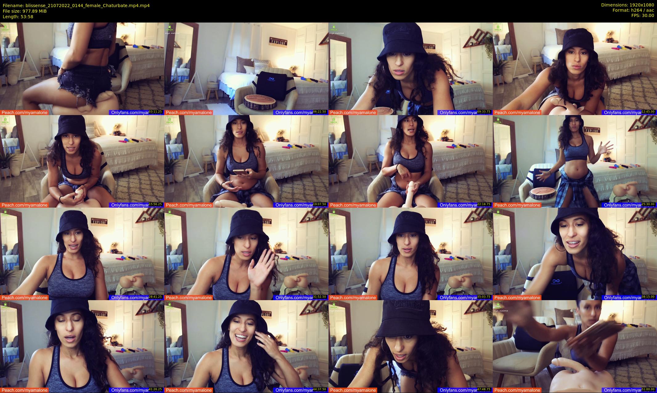 blissense — 54 minute Chaturbate female cam show recording, 1080p, Jul 21, 2022