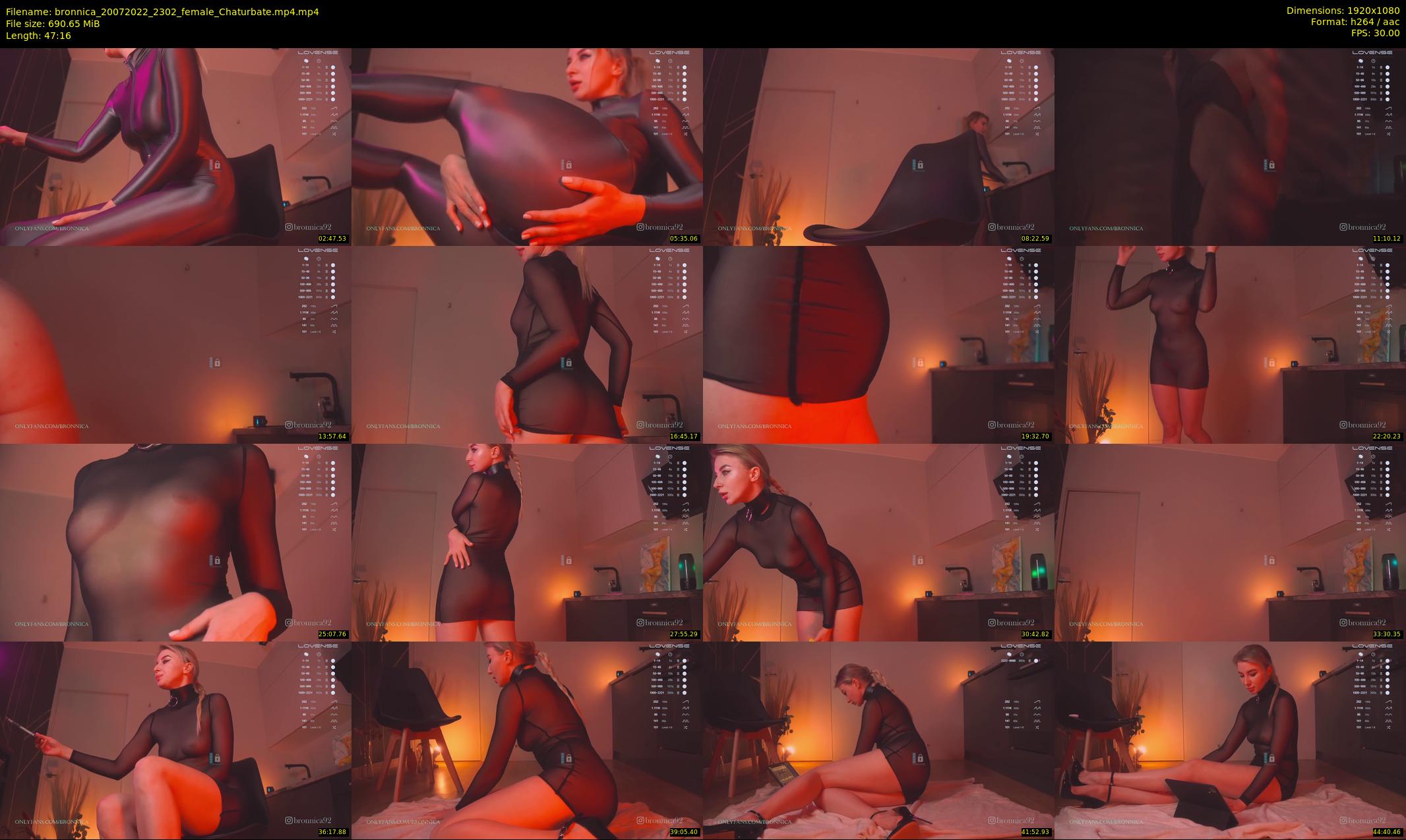 bronnica — 48 minute Chaturbate female cam show recording, 1080p, Jul 20, 2022