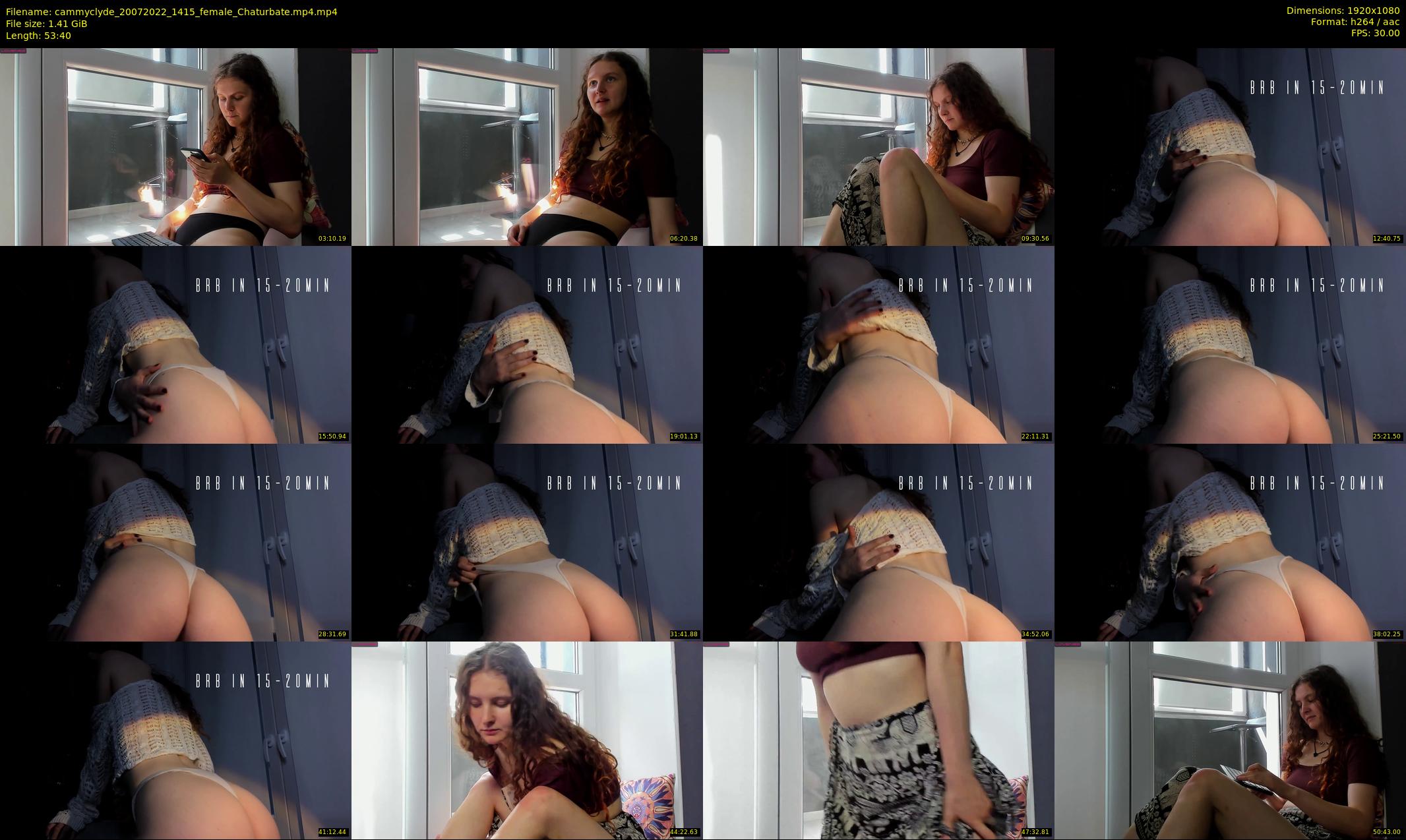 cammyclyde — 54 minute Chaturbate female cam show recording, 1080p, Jul 20, 2022