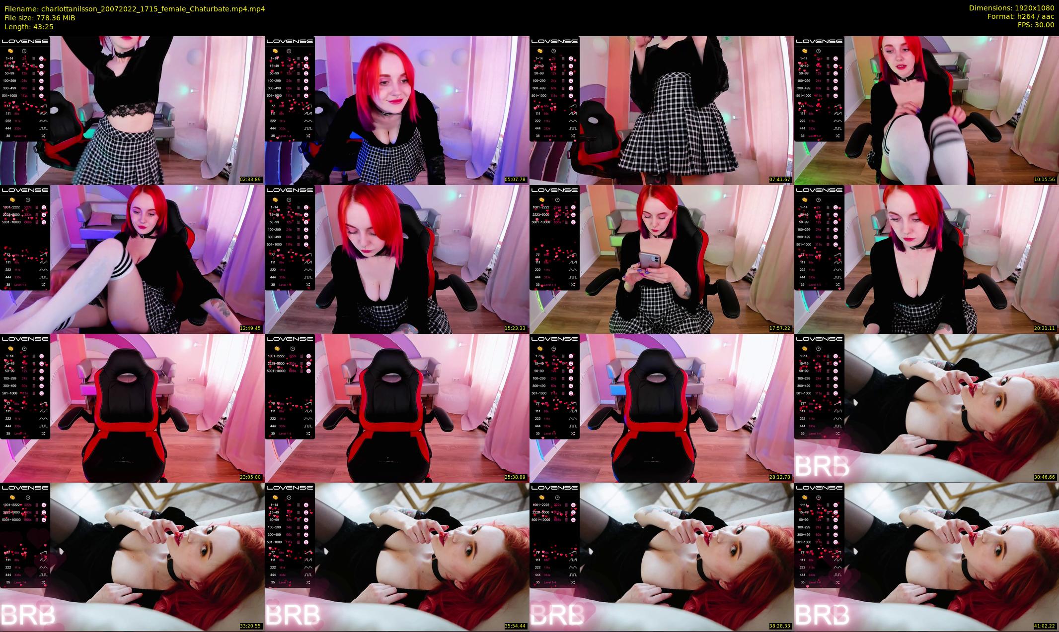 charlottanilsson — 44 minute Chaturbate female cam show recording, 1080p, Jul 20, 2022