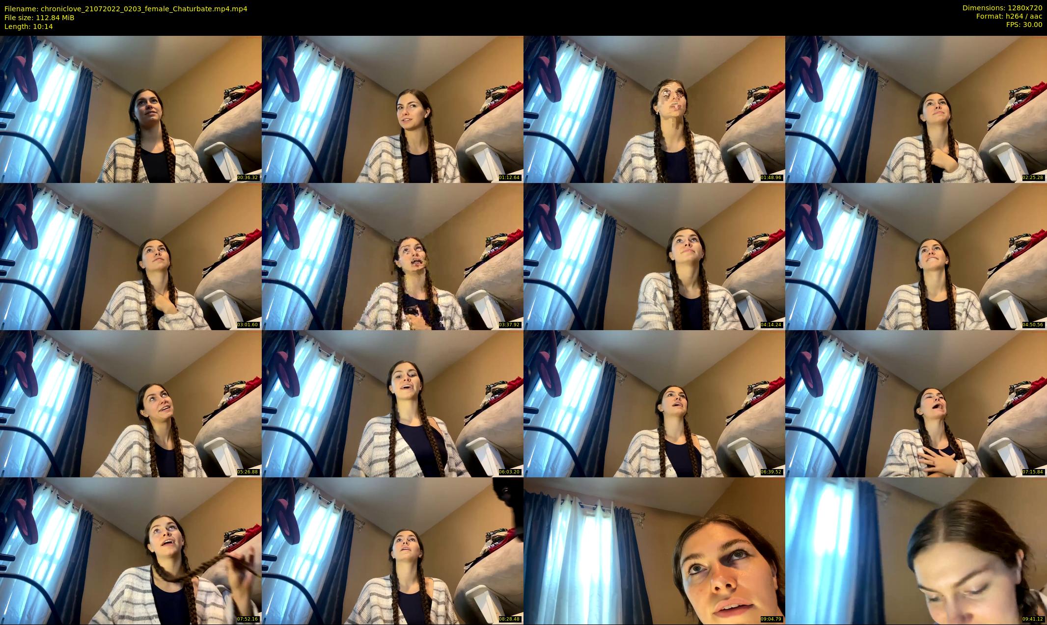 chroniclove — 11 minute Chaturbate female cam show recording, 720p, Jul 21, 2022