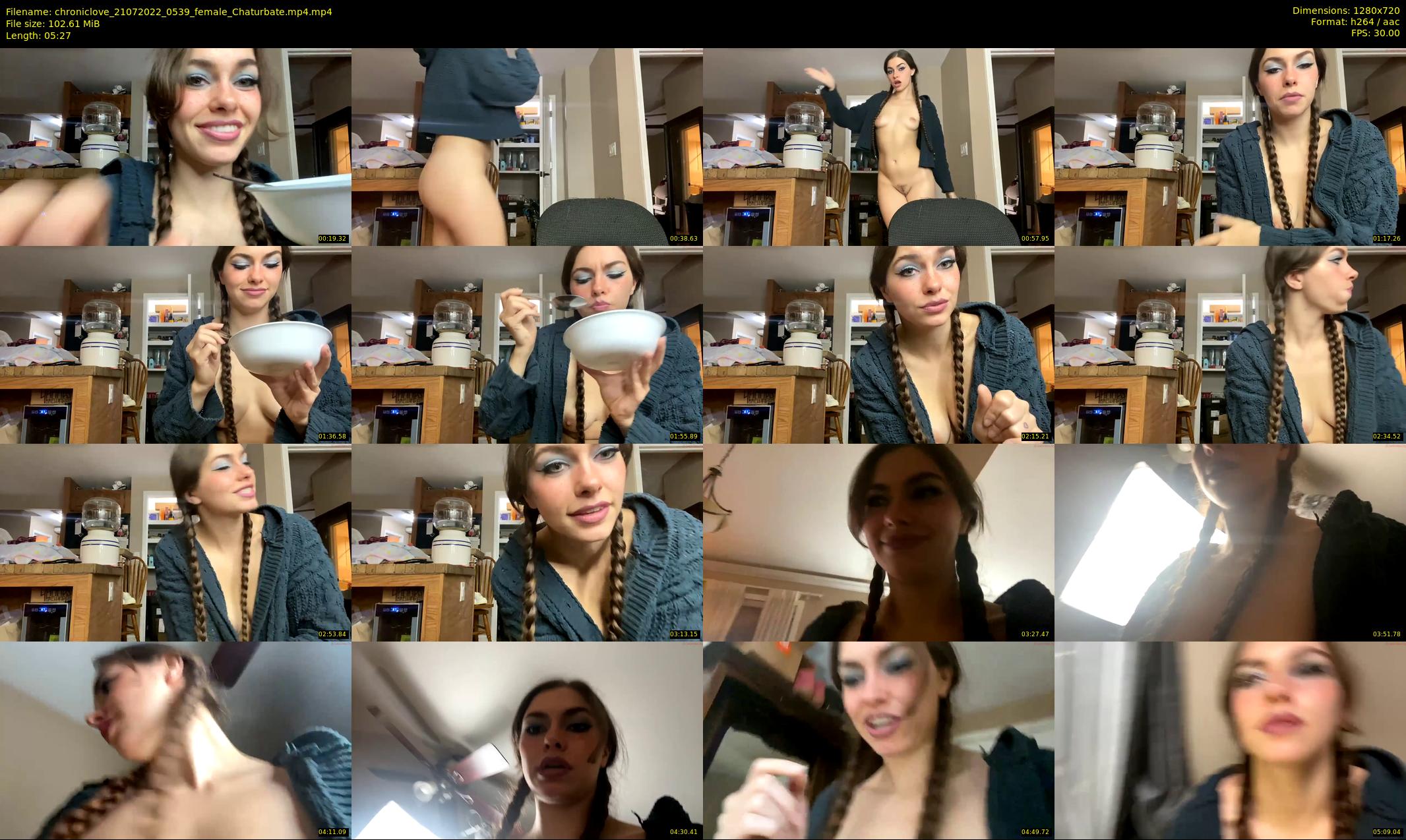 chroniclove — 6 minute Chaturbate female cam show recording, 720p, Jul 21, 2022