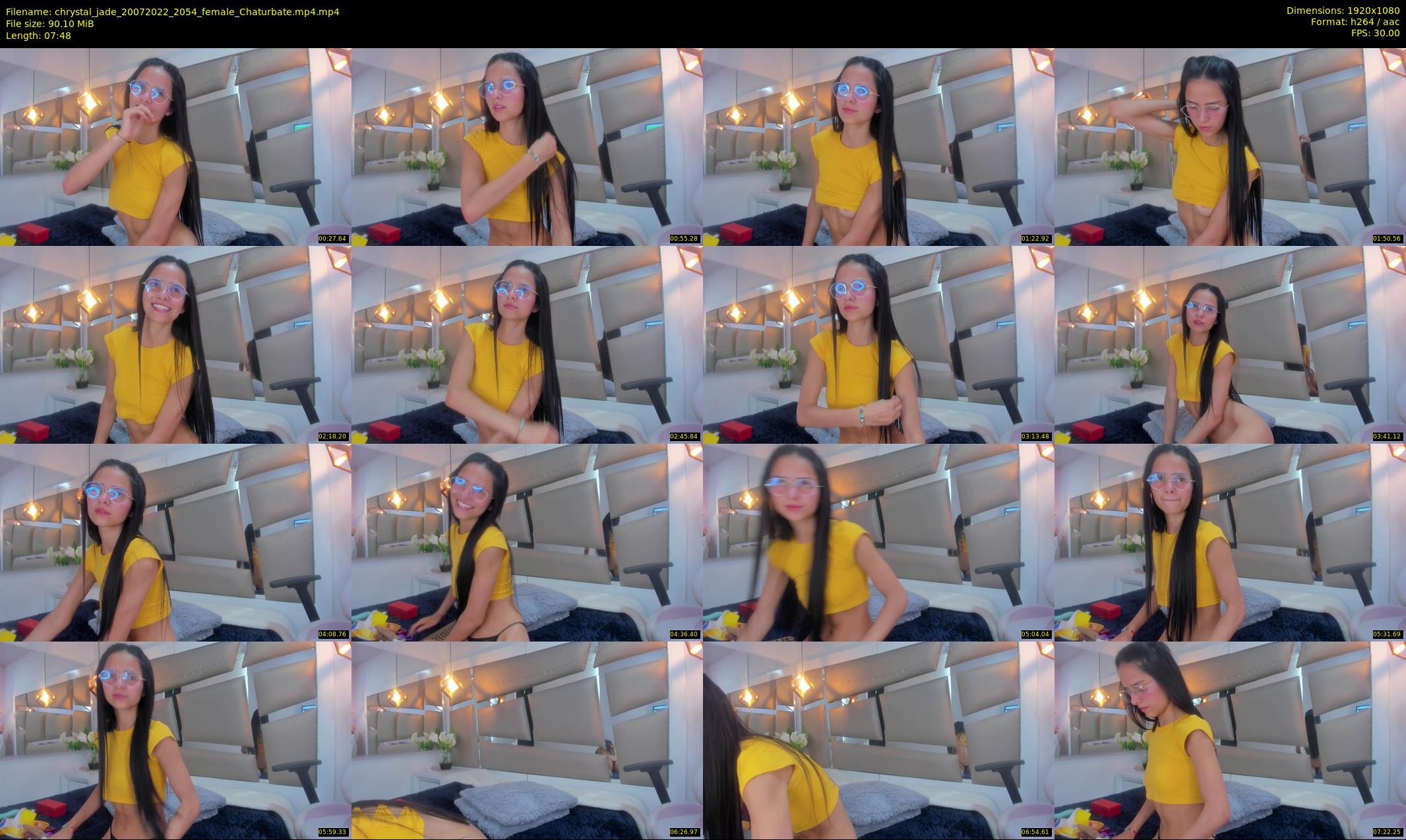chrystal_jade — 8 minute Chaturbate female cam show recording, 1080p, Jul 20, 2022