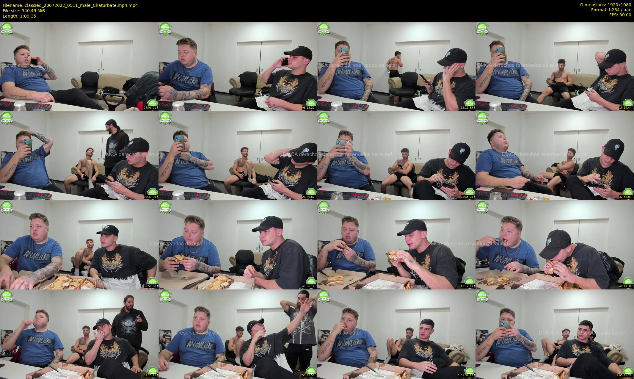 classied — 70 minute Chaturbate male cam show recording, 1080p, Jul 20, 2022