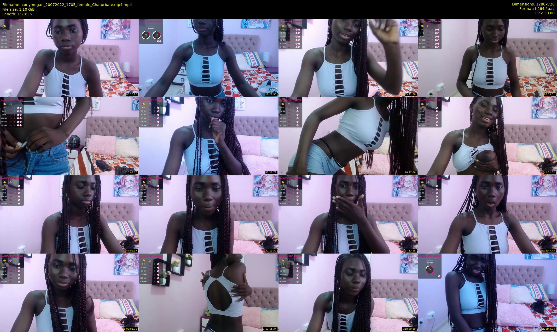 conymegan — 89 minute Chaturbate female cam show recording, 720p, Jul 20, 2022
