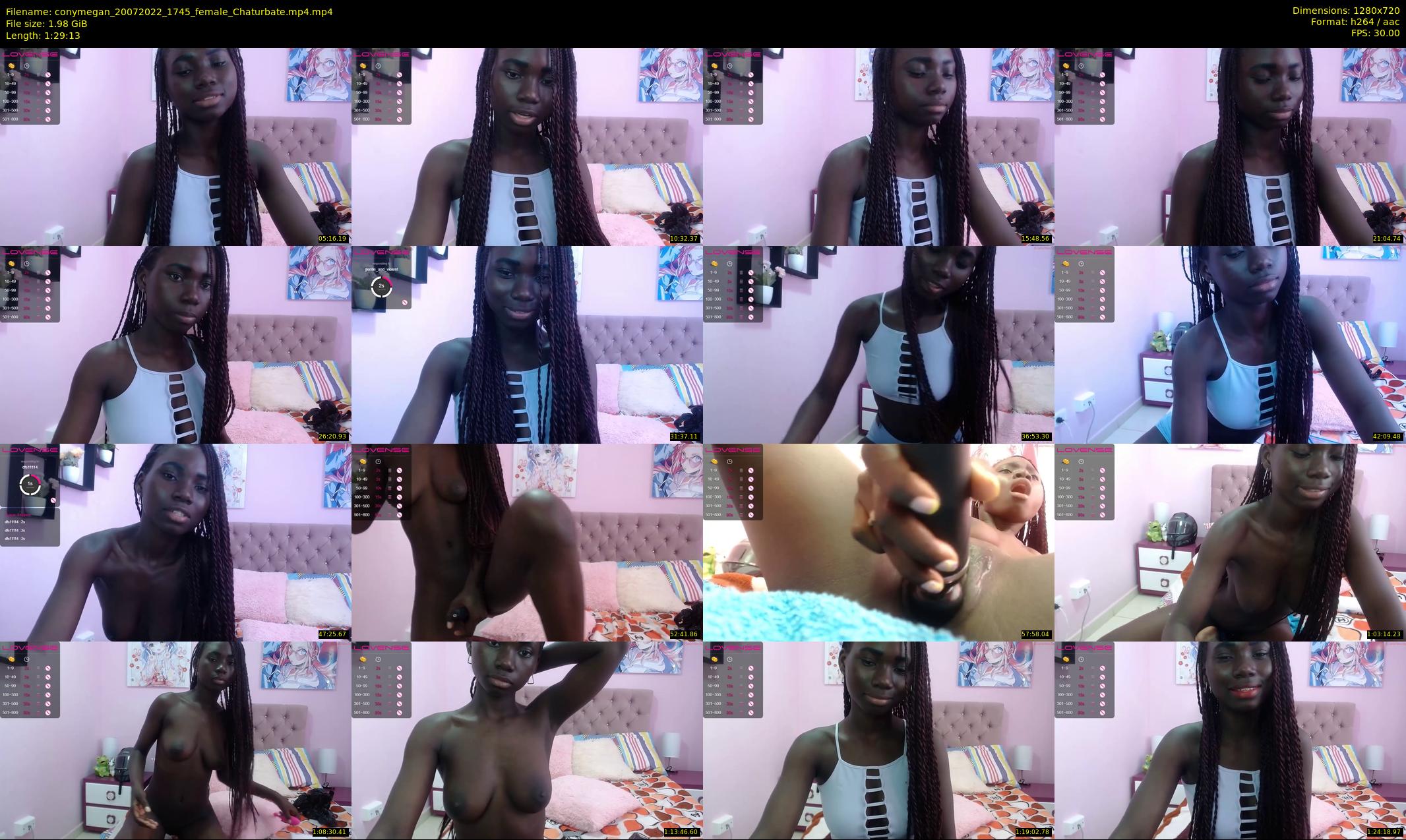 conymegan — 90 minute Chaturbate female cam show recording, 720p, Jul 20, 2022