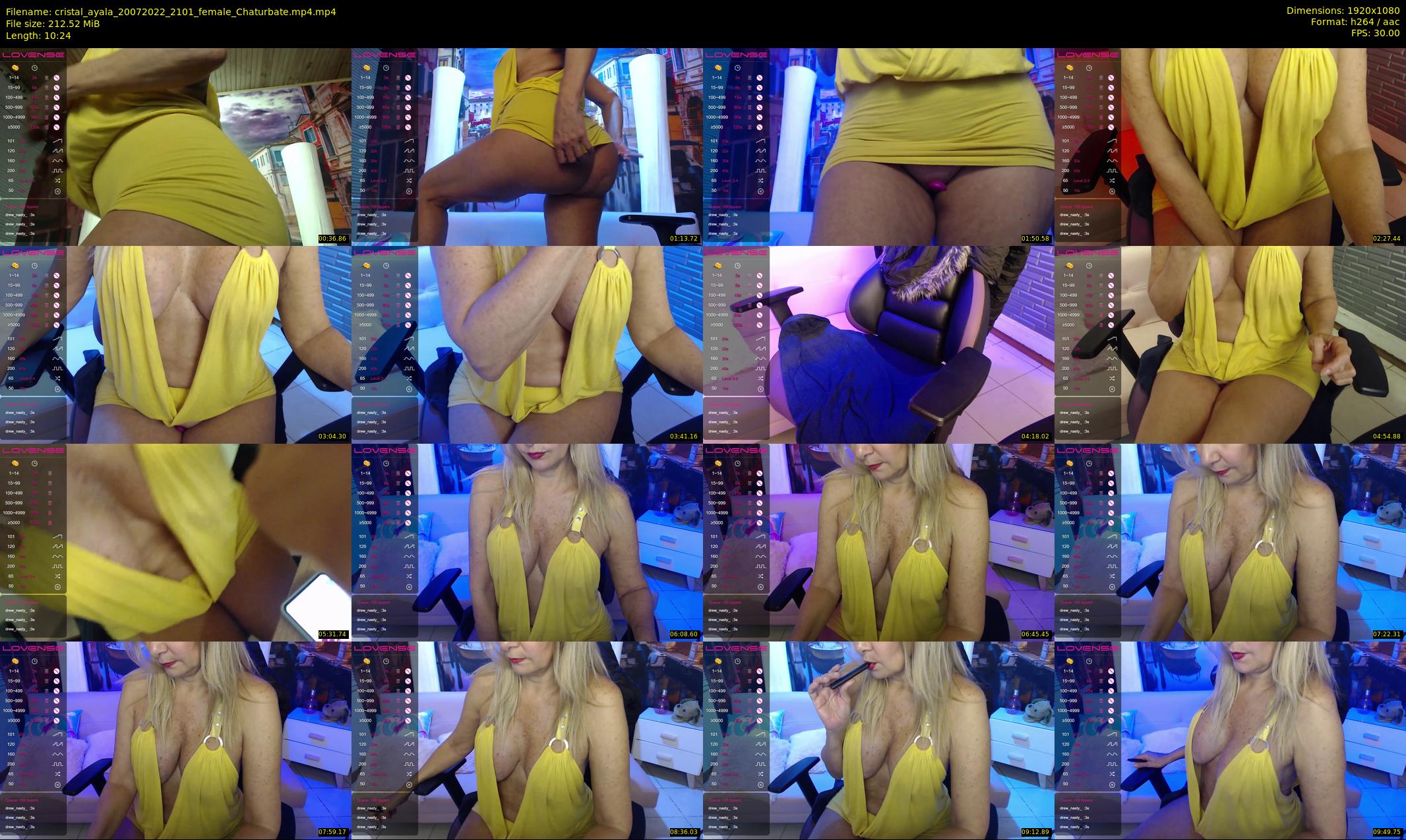 cristal_ayala — 11 minute Chaturbate female cam show recording, 1080p, Jul 20, 2022
