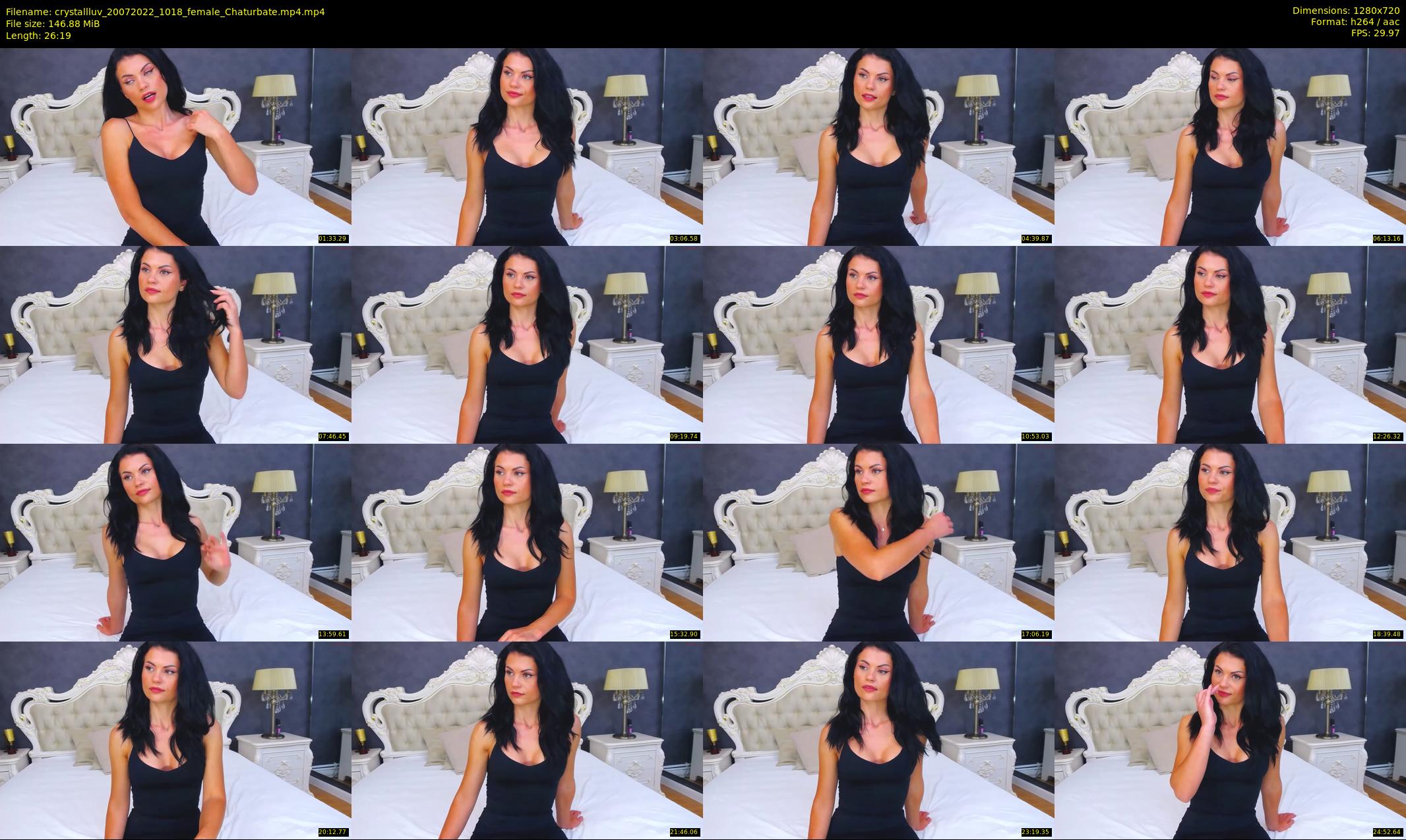 crystallluv — 27 minute Chaturbate female cam show recording, 720p, Jul 20, 2022