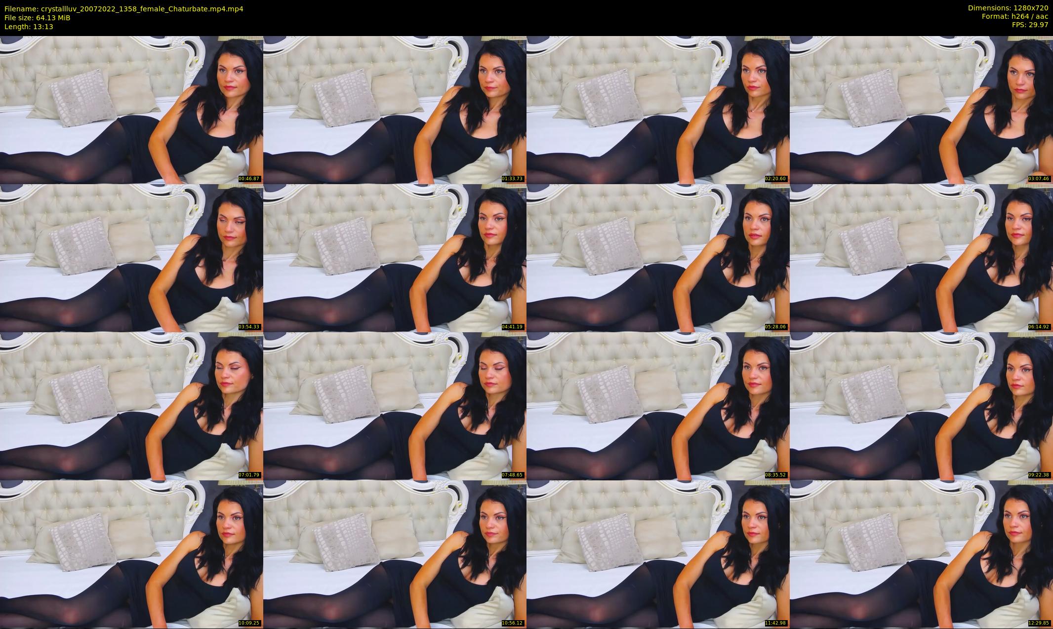 crystallluv — 14 minute Chaturbate female cam show recording, 720p, Jul 20, 2022
