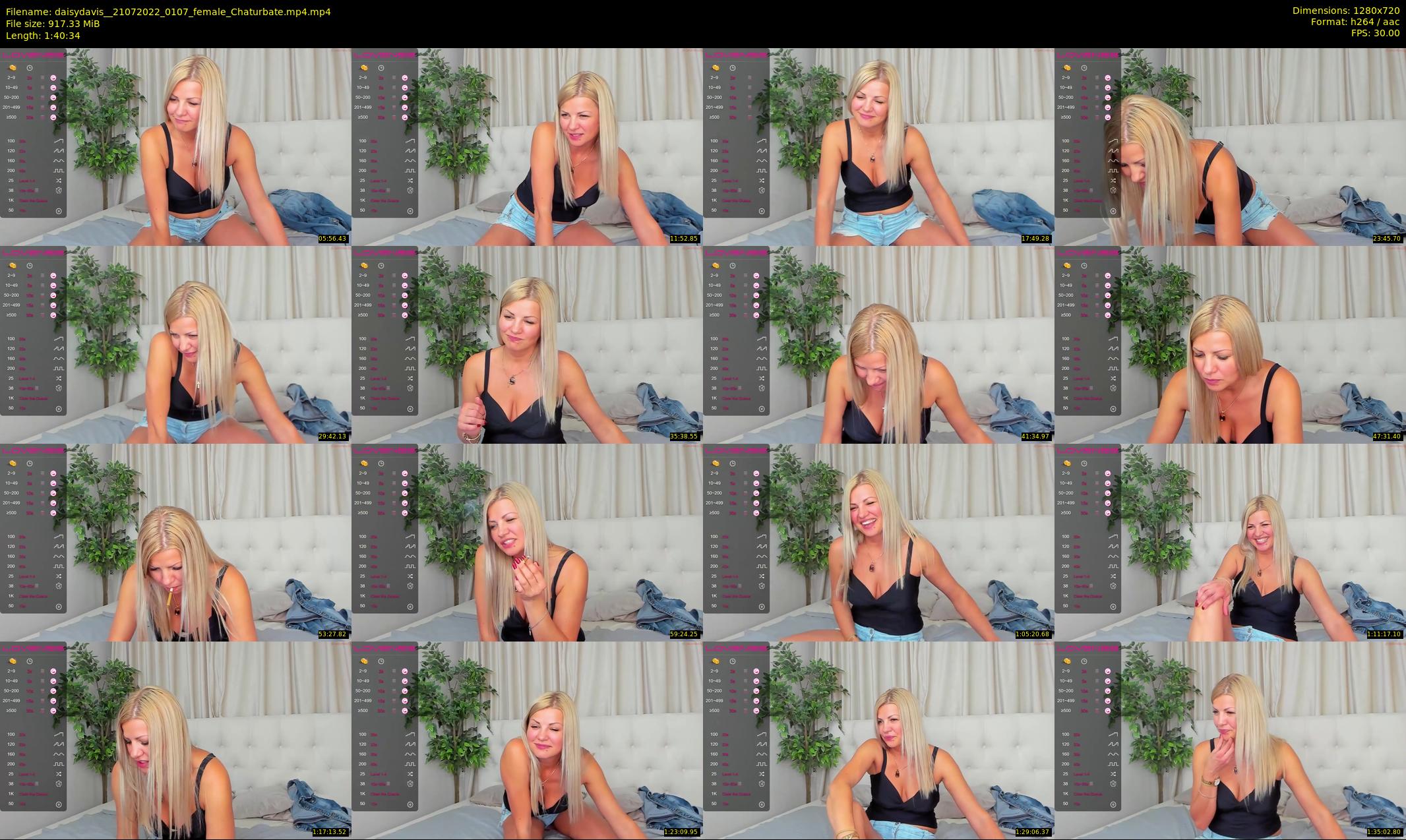 daisydavis_ — 101 minute Chaturbate female cam show recording, 720p, Jul 21, 2022