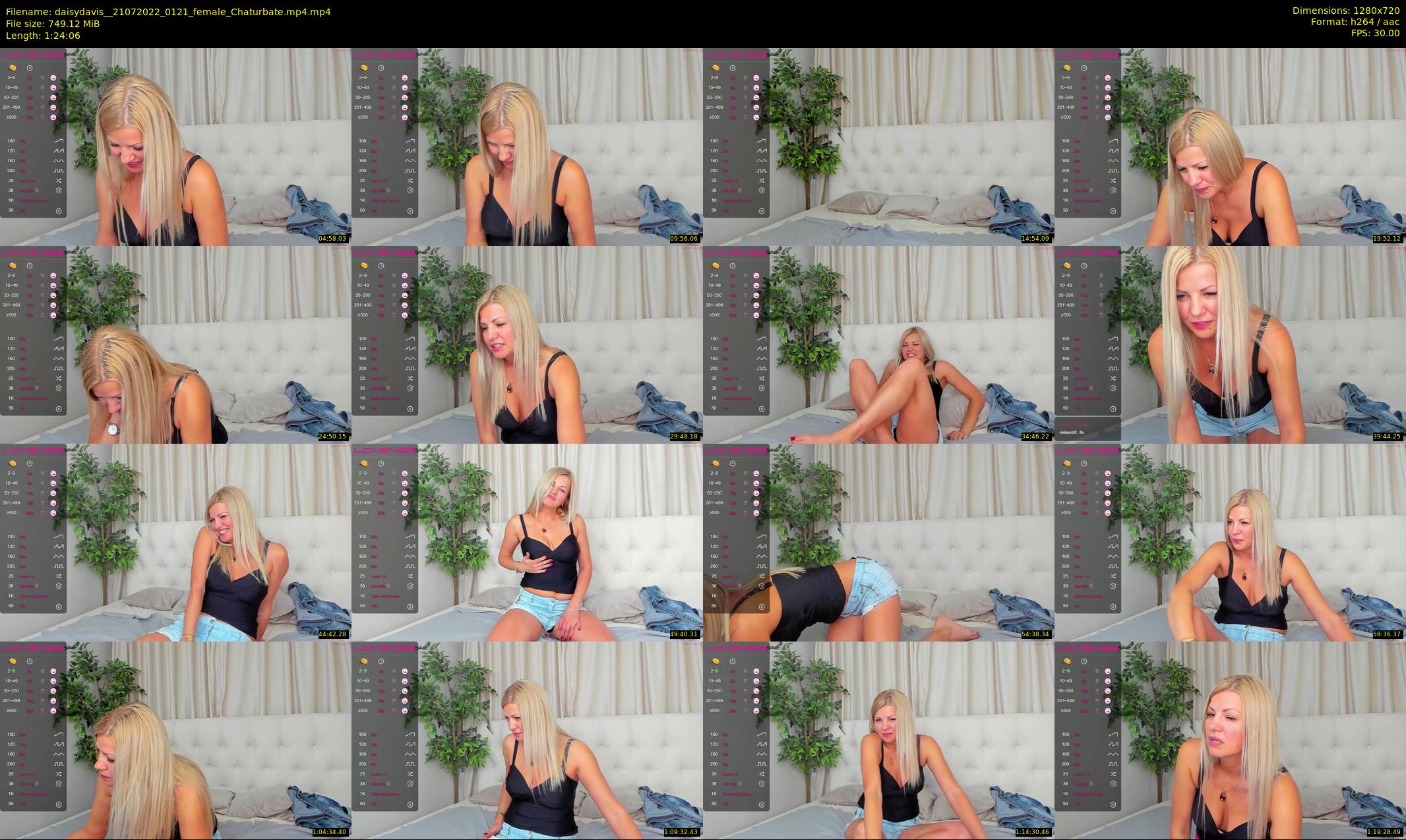 daisydavis_ — 85 minute Chaturbate female cam show recording, 720p, Jul 21, 2022