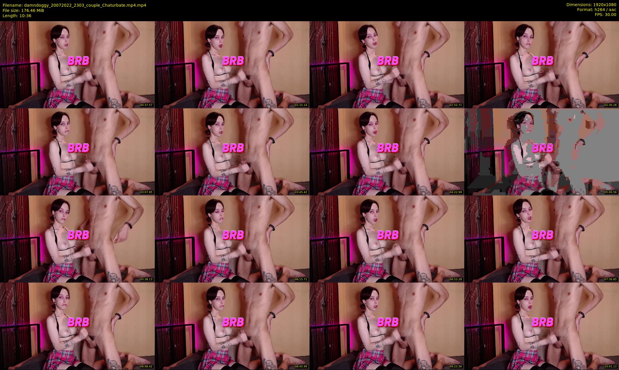 damndoggy — 11 minute Chaturbate couple cam show recording, 1080p, Jul 20, 2022