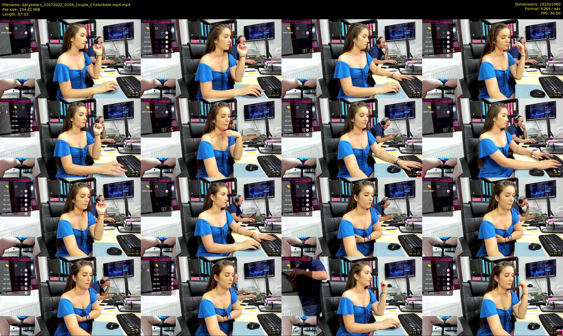 daryastars — 8 minute Chaturbate couple cam show recording, 1080p, Jul 21, 2022