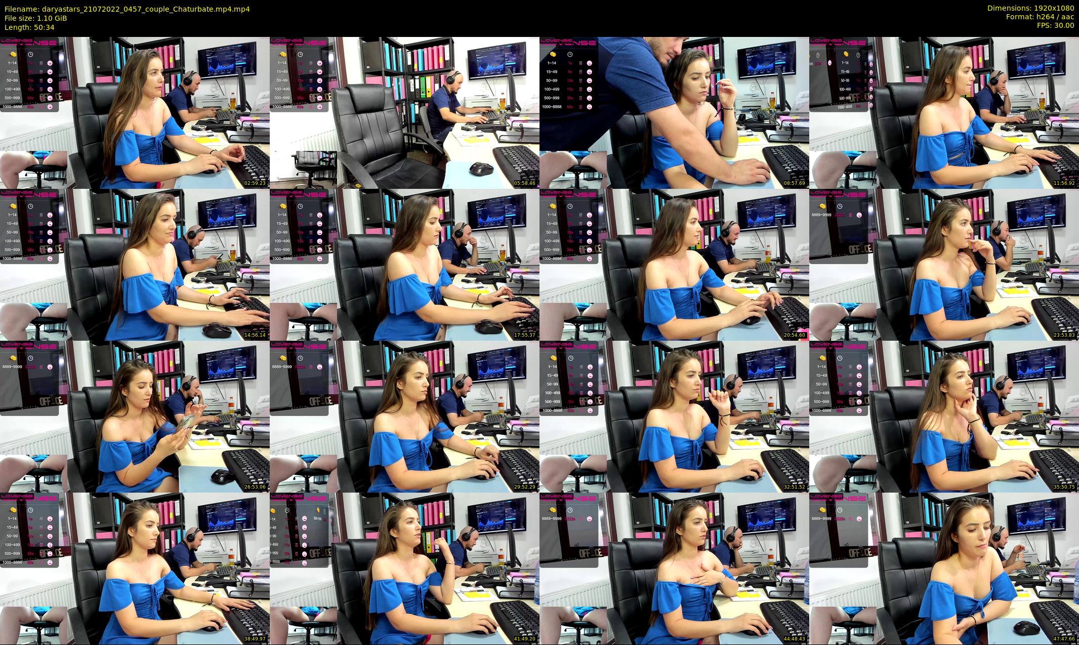 daryastars — 51 minute Chaturbate couple cam show recording, 1080p, Jul 21, 2022