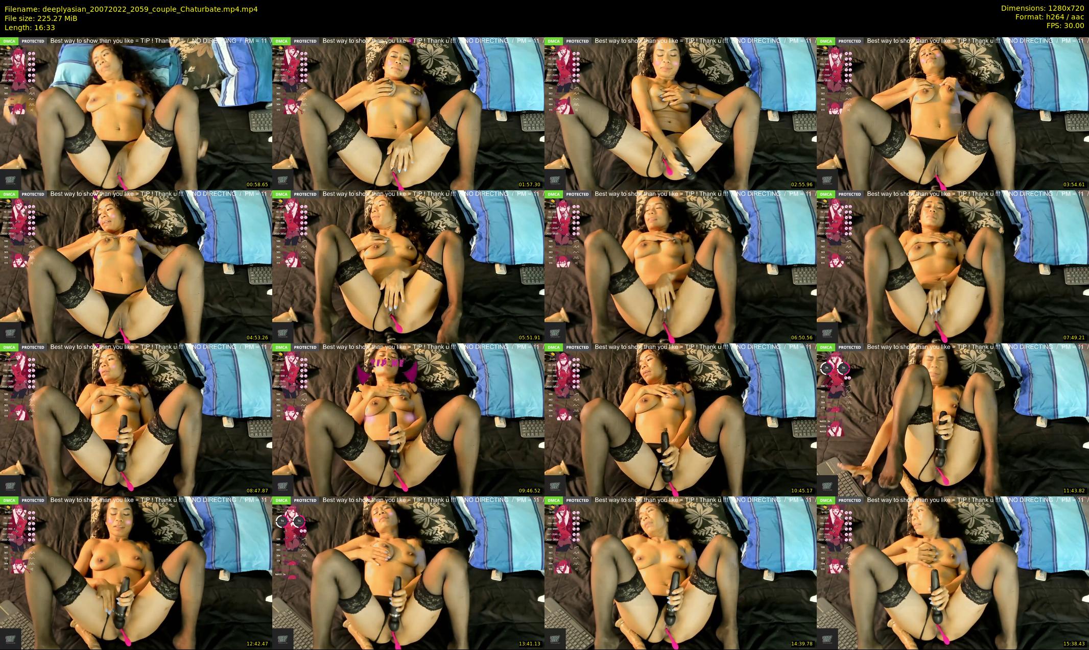 deeplyasian — 17 minute Chaturbate couple cam show recording, 720p, Jul 20, 2022