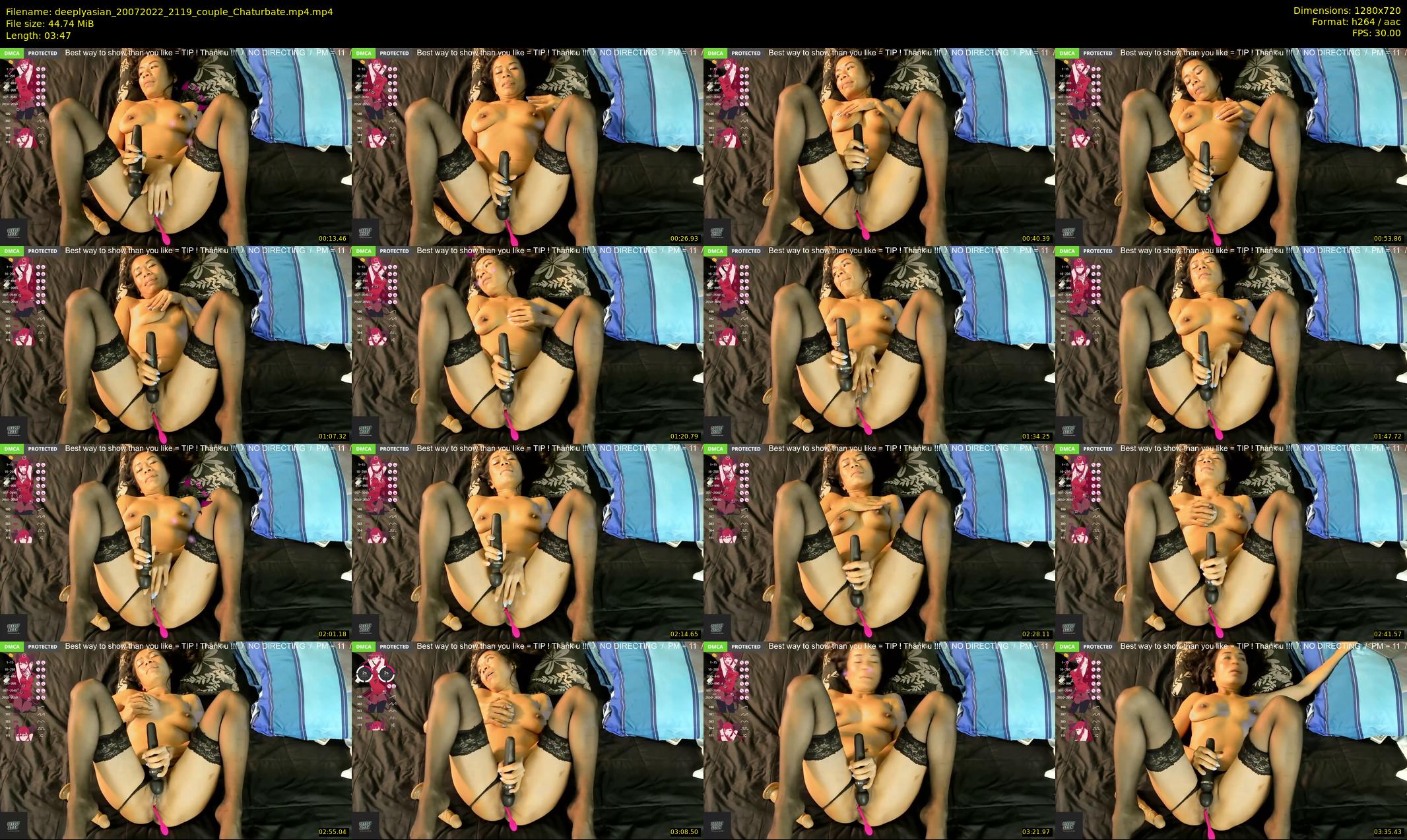 deeplyasian — 4 minute Chaturbate couple cam show recording, 720p, Jul 20, 2022