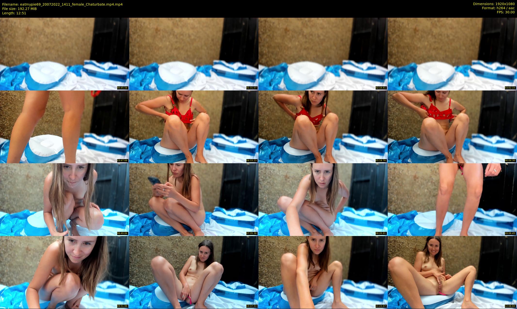 eatmypie69 — 13 minute Chaturbate female cam show recording, 1080p, Jul 20, 2022
