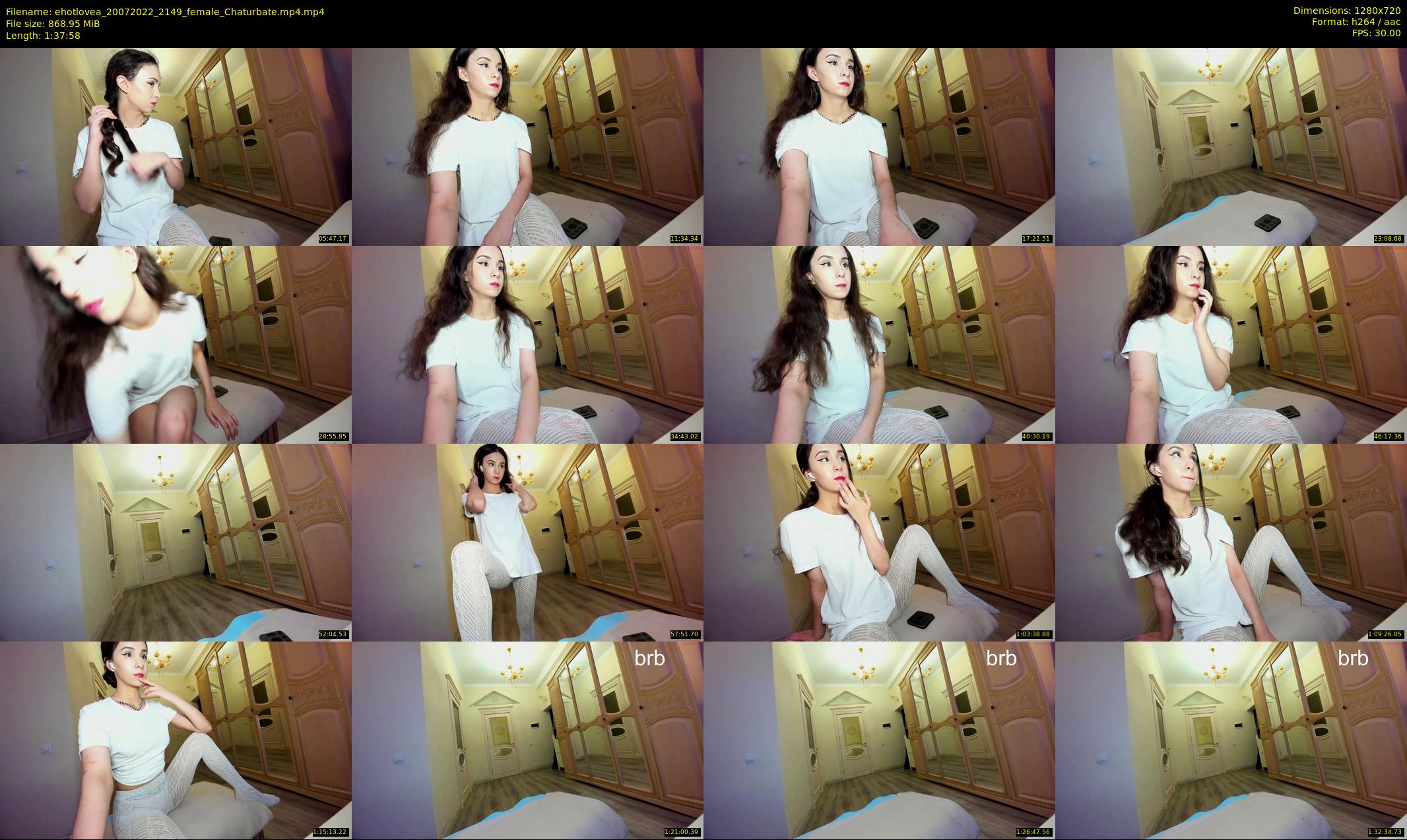 ehotlovea — 98 minute Chaturbate female cam show recording, 720p, Jul 20, 2022
