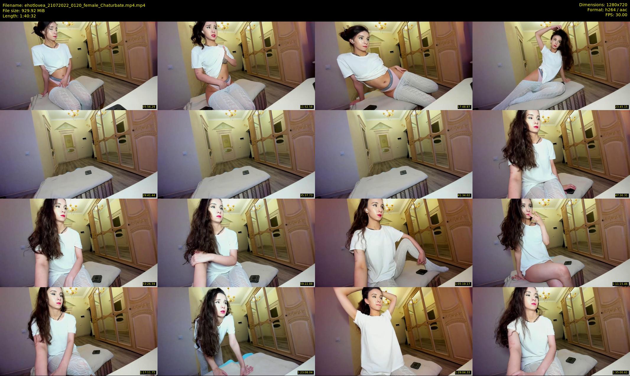 ehotlovea — 101 minute Chaturbate female cam show recording, 720p, Jul 21, 2022