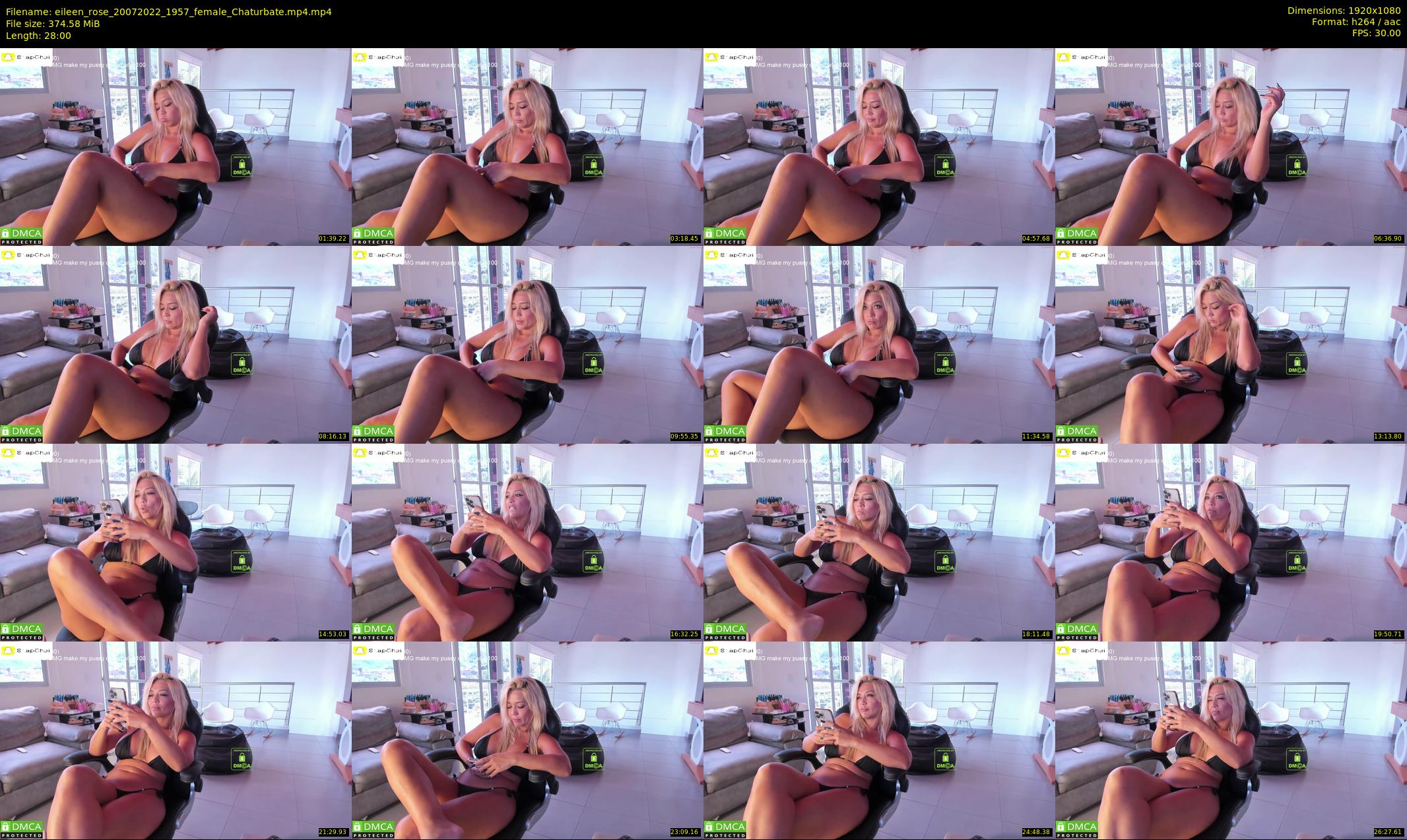 eileen_rose — 28 minute Chaturbate female cam show recording, 1080p, Jul 20, 2022