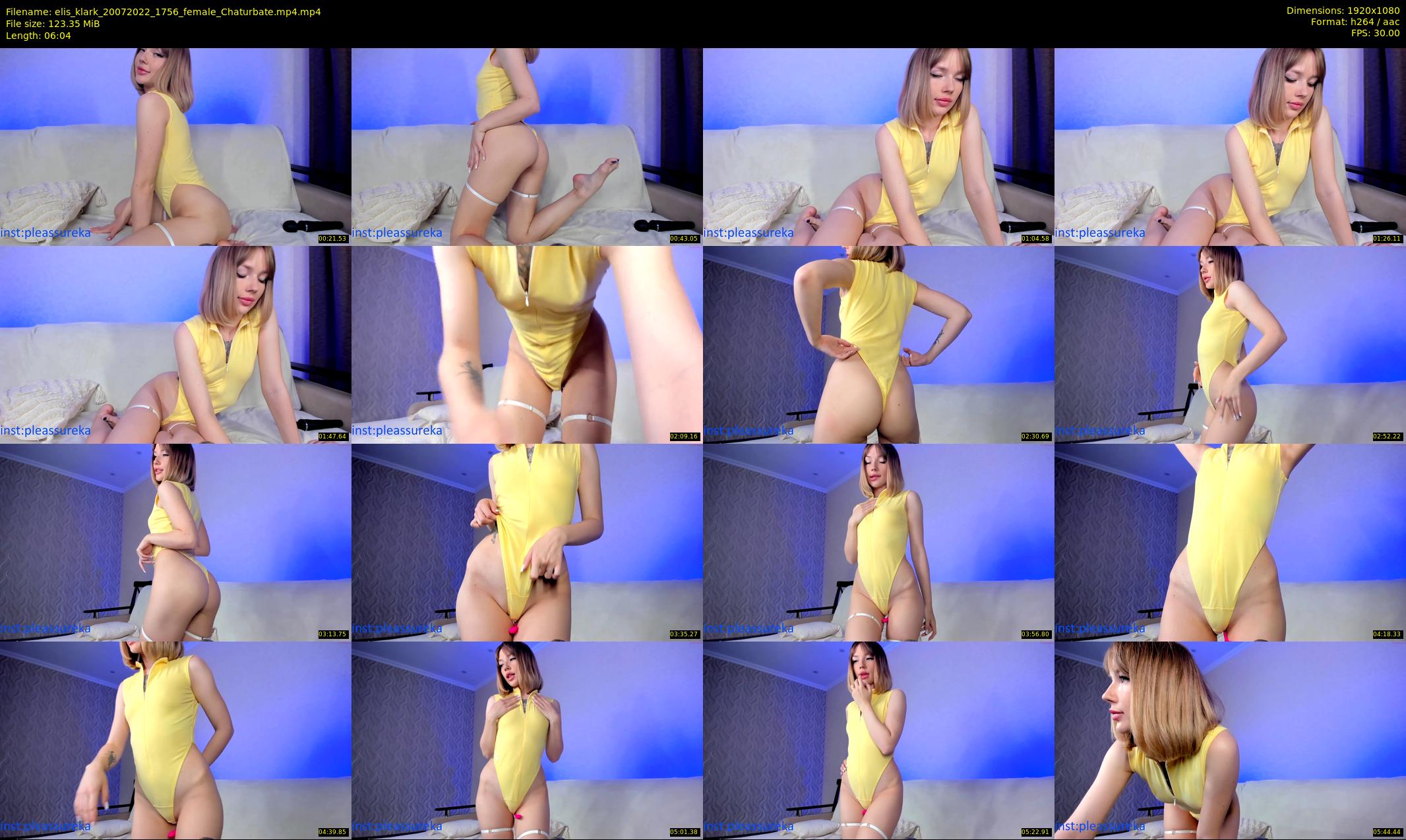 elis_klark — 7 minute Chaturbate female cam show recording, 1080p, Jul 20, 2022