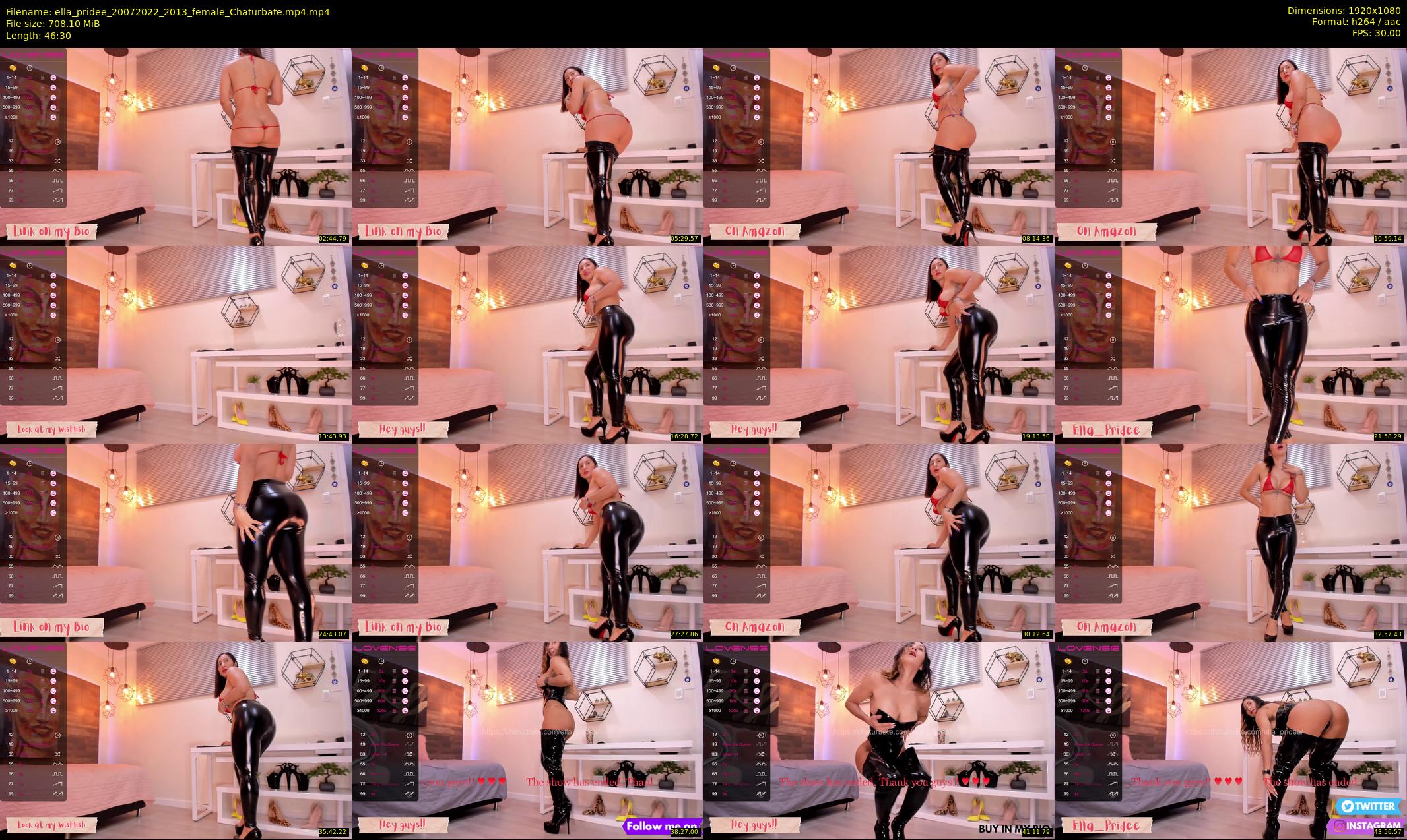 ella_pridee — 47 minute Chaturbate female cam show recording, 1080p, Jul 20, 2022